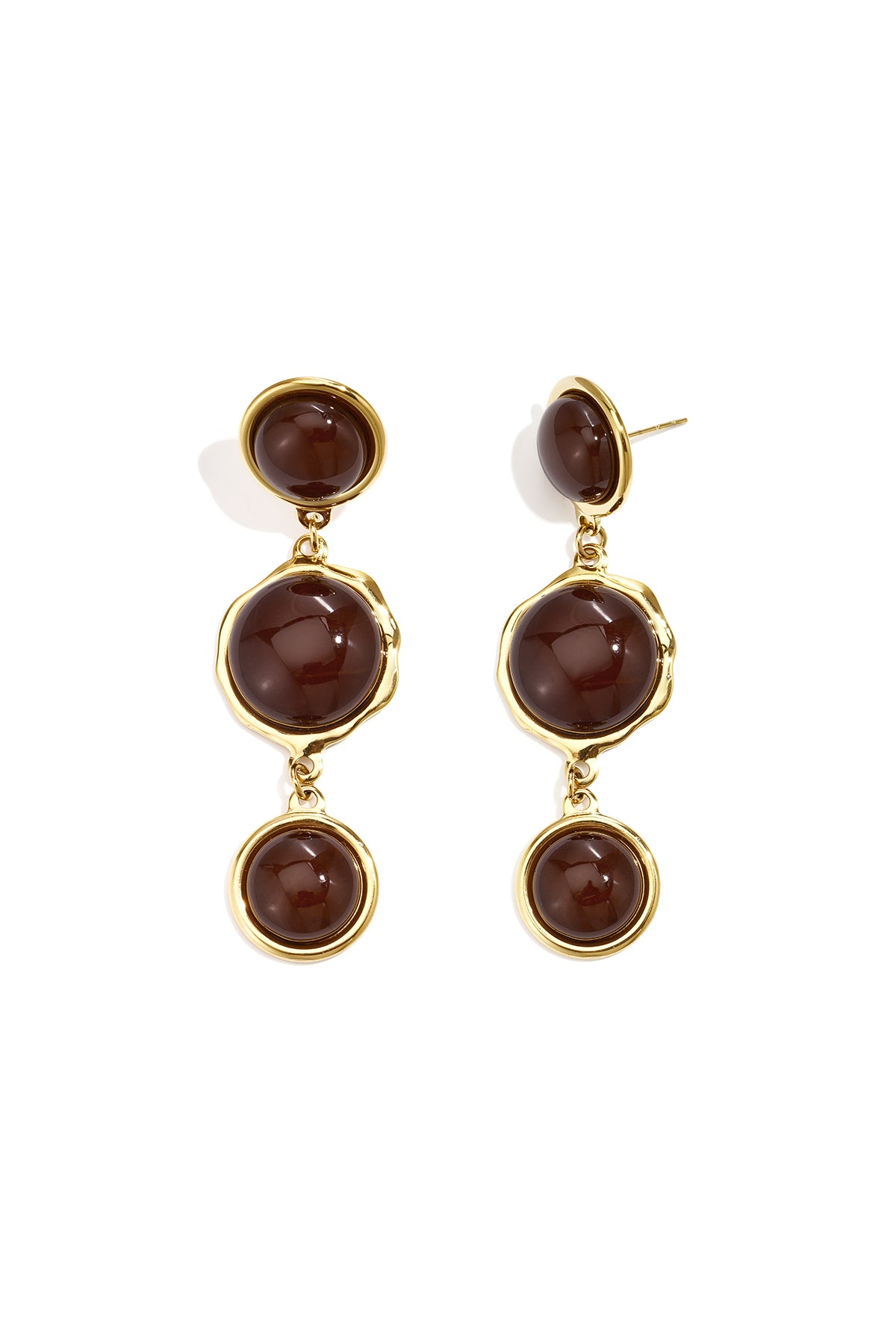 Stainless Steel Dangle Earrings Circle Elegant Gathering/Party Luxurious Series Women's jewelry