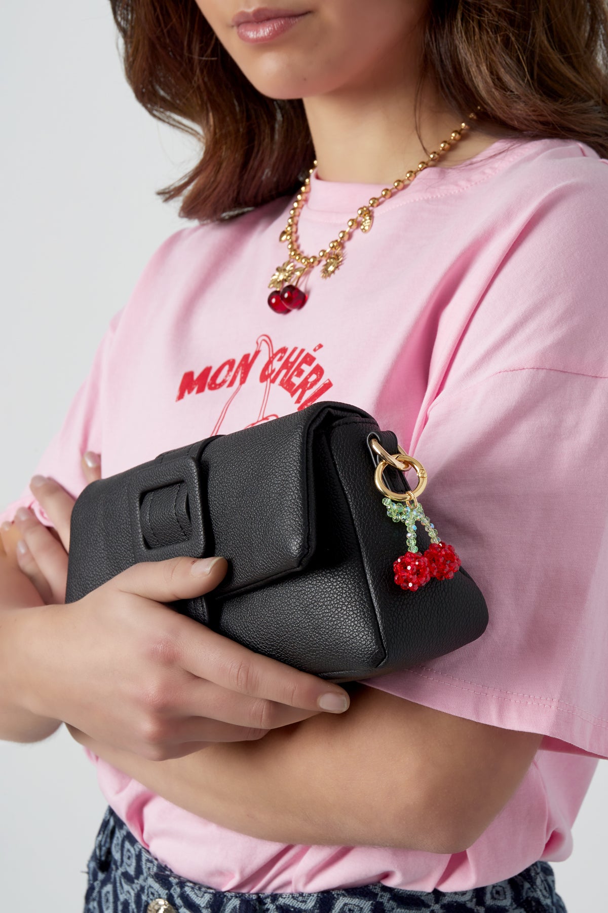 Cherry charm pendant