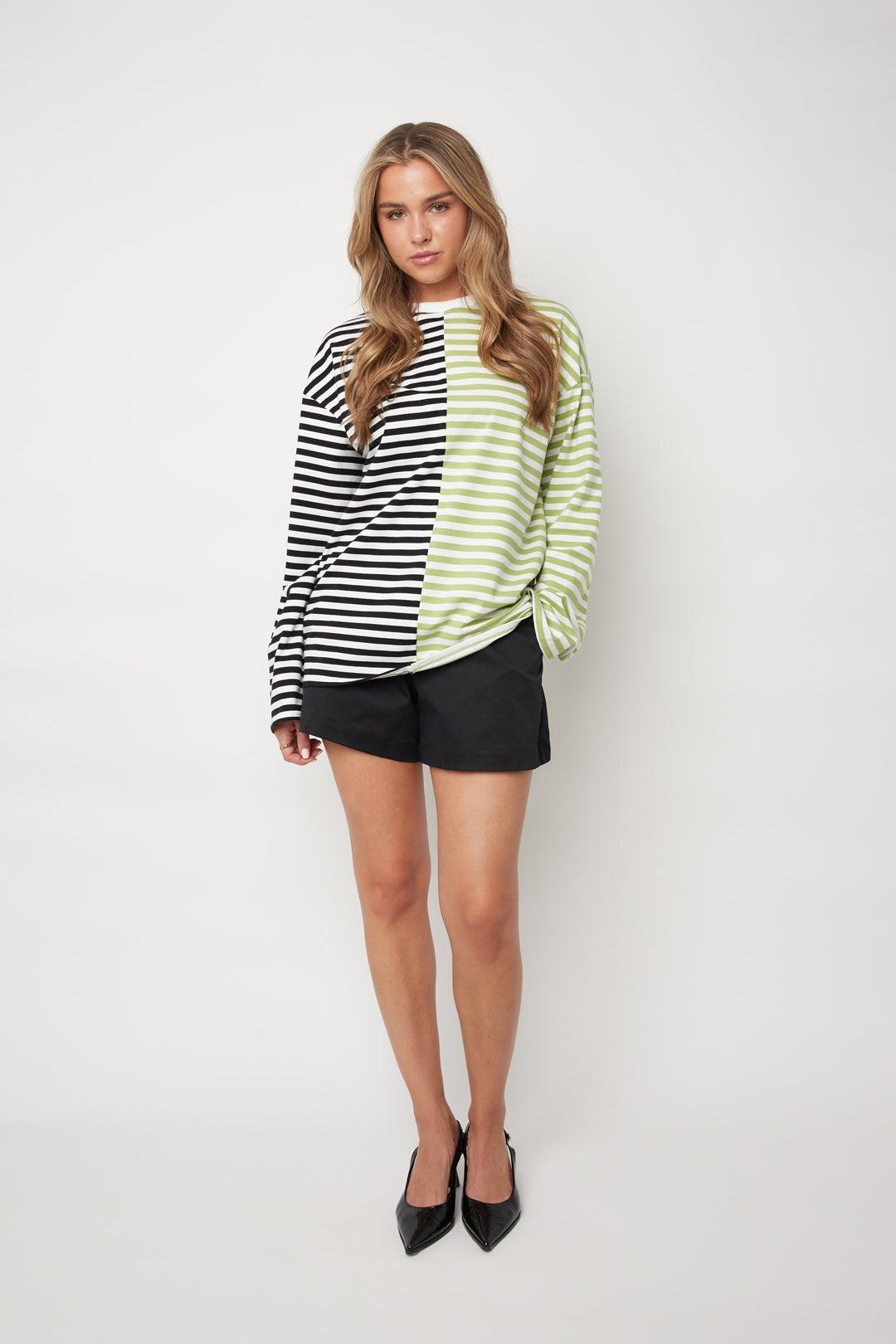 Blocked Striped Longsleeve