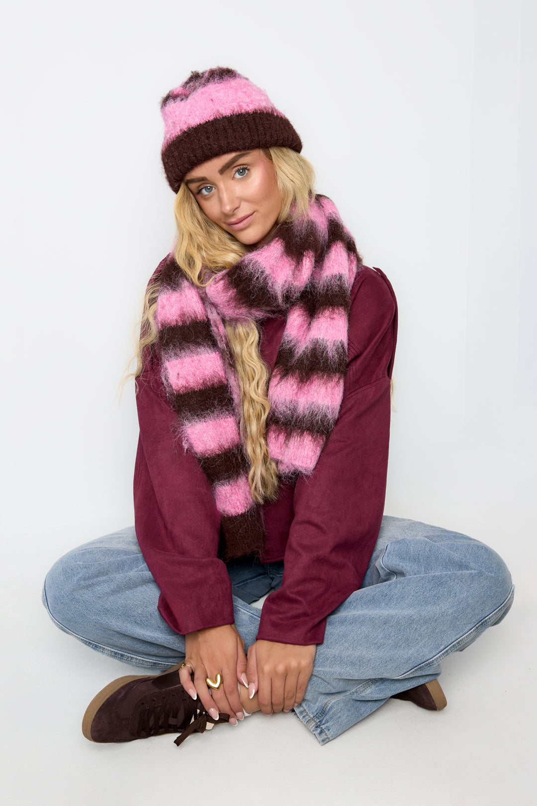 Beanie Stripe Casual Polyester Daily Accessories