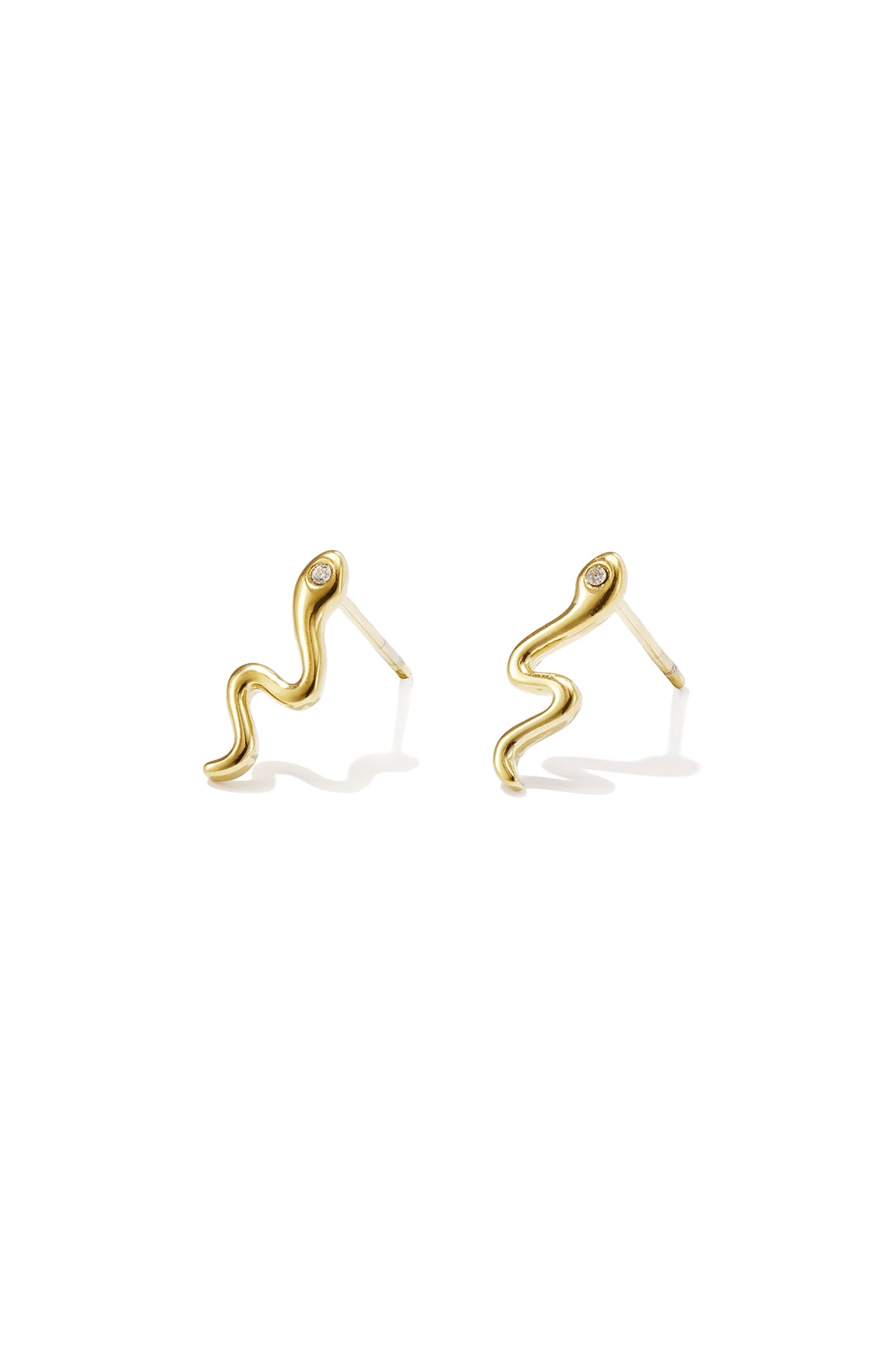 Stainless Steel Stud Earrings Irregular Shape Simple Daily Simple Series Women's jewelry