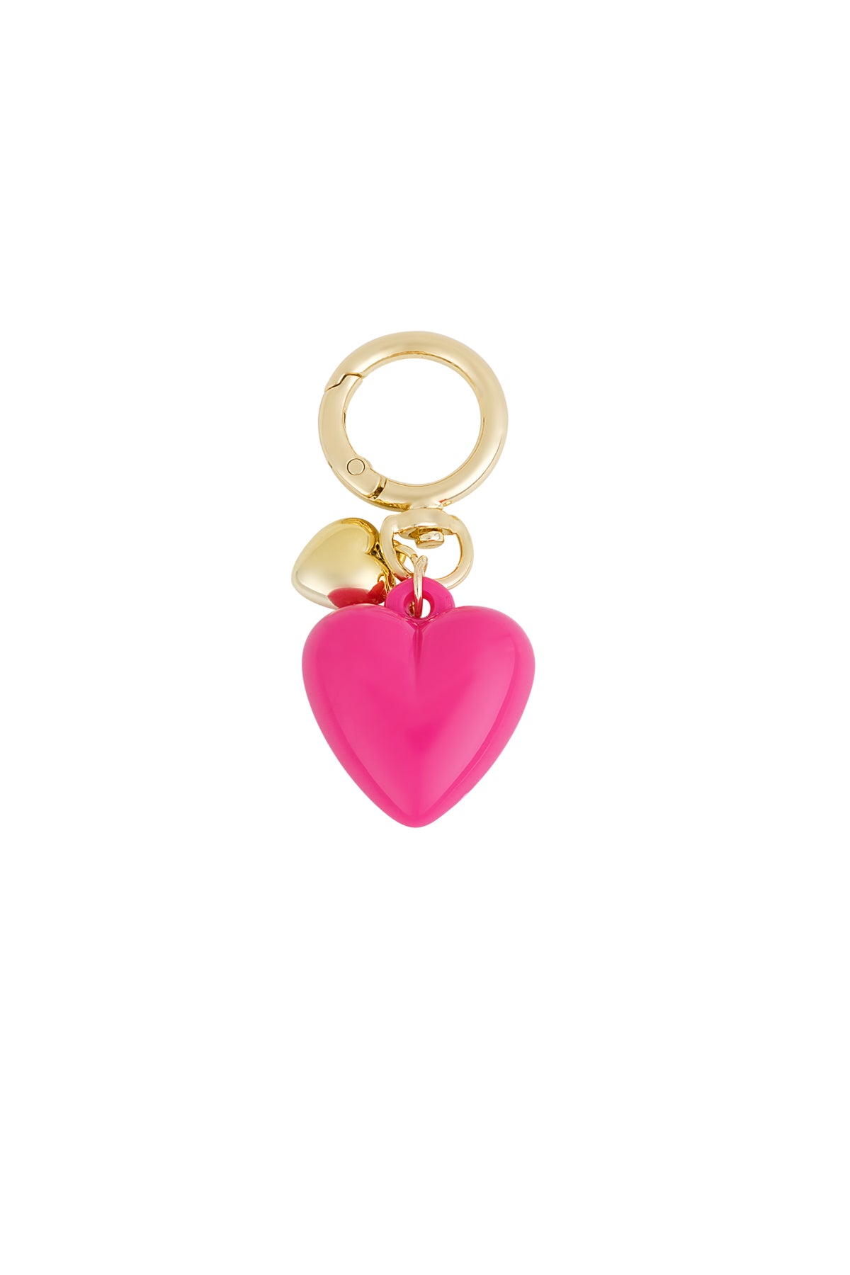 Double heart pendant