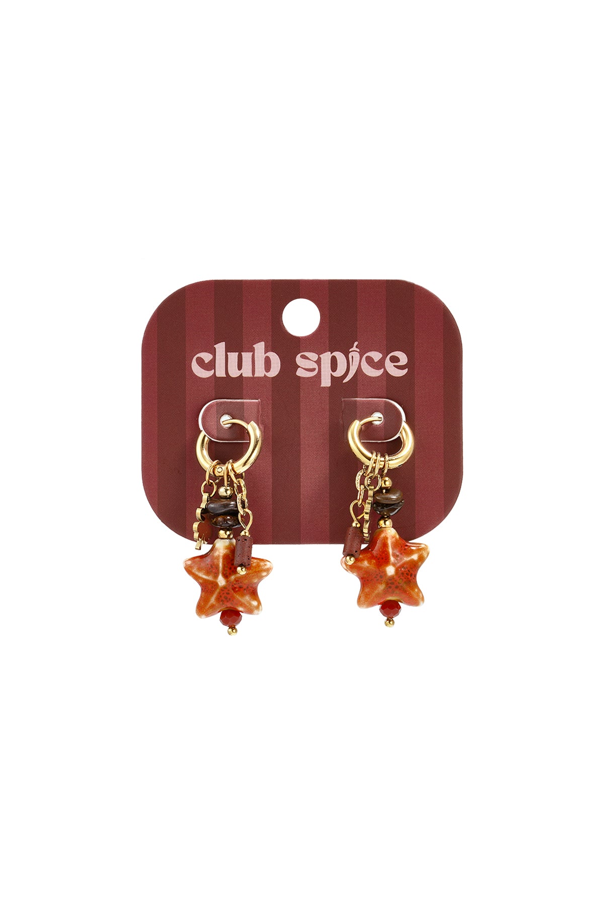 Stainless Steel Beads Earrings Clover Simple Daily Simple Series Women's jewelry