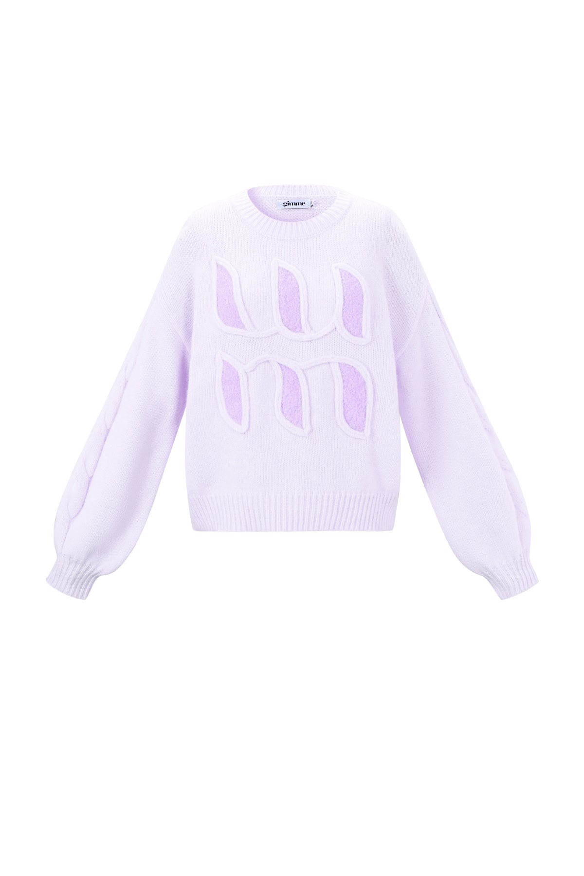 Knitted Polyester Fiber Women's Knit Sweaters Casual Letters