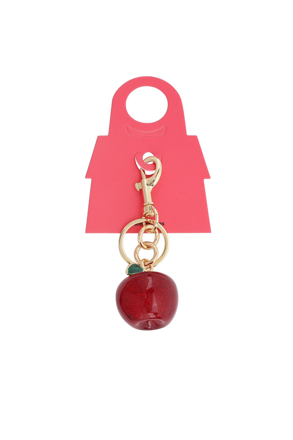 Apple bag charms
