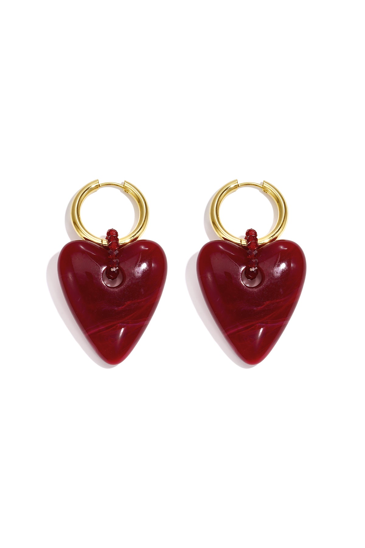 Resin Drop Earrings Heart Casual Daily Simple Series Women's jewelry