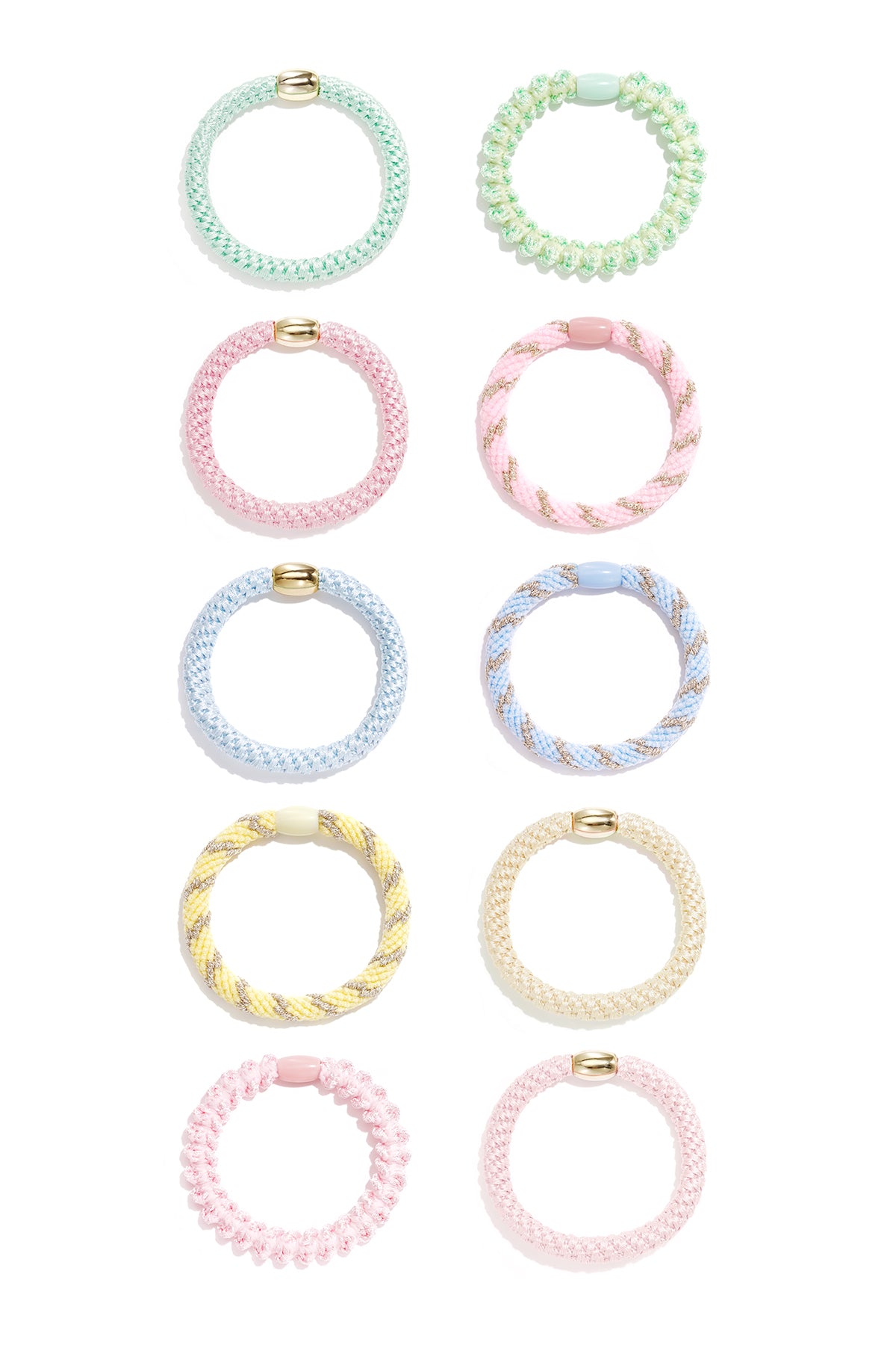 Hair Ties Mixed Color Simple Polyester Daily Accessories