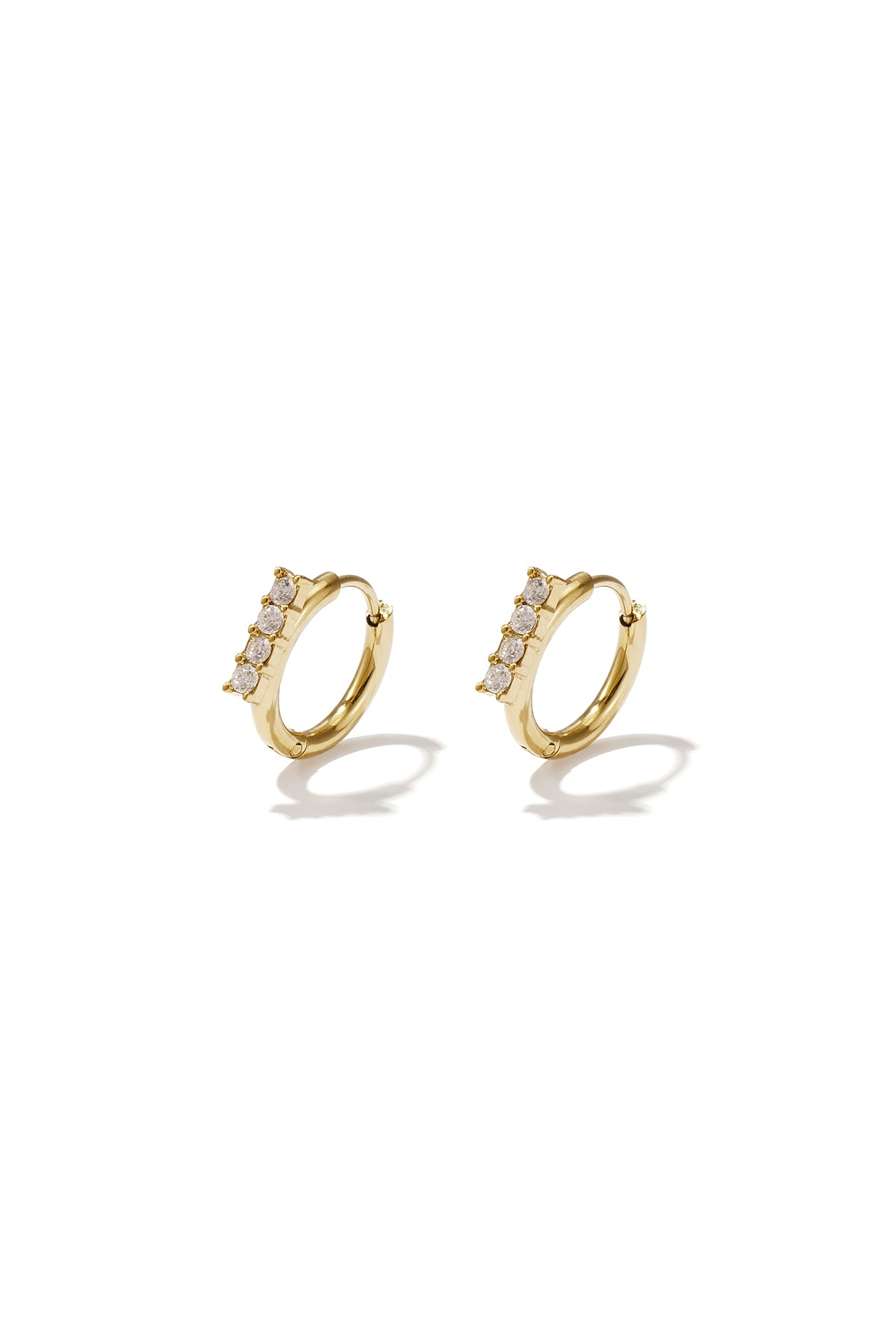 Stainless Steel Hoop Earrings Geometric Shape Simple Daily Simple Series Women's jewelry