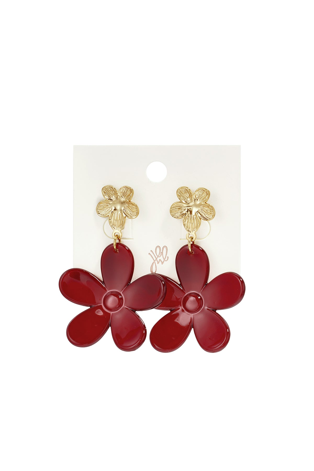 Acrylic Drop Earrings Flower Simple Gathering/Party Luxurious Series Women's jewelry