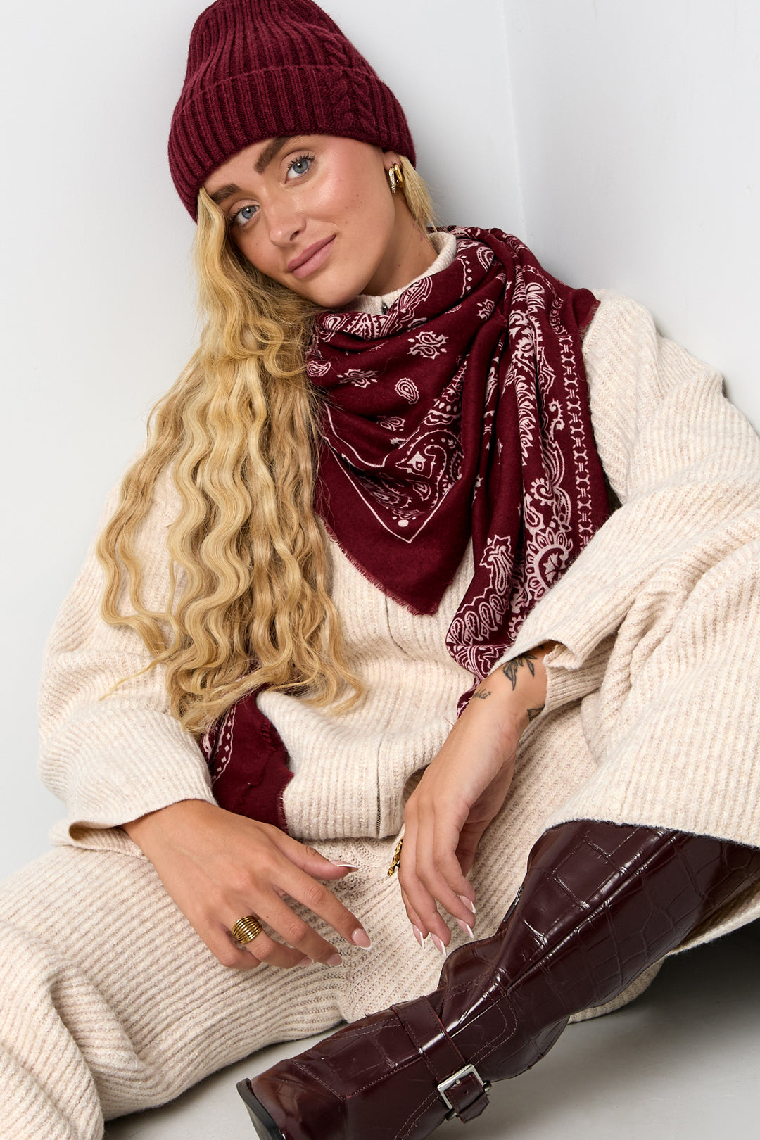 Beanie Solid Color Simple Nylon Daily Accessories