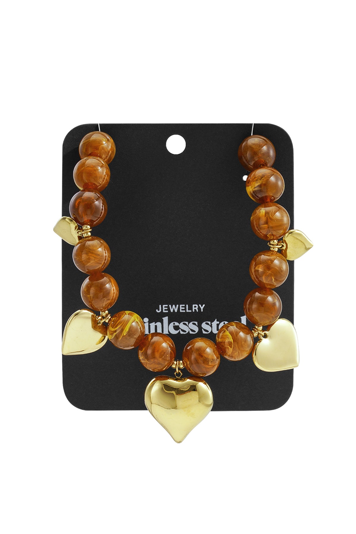 Acrylic Beaded Necklaces Heart Casual Daily Ethnic Series Women's jewelry