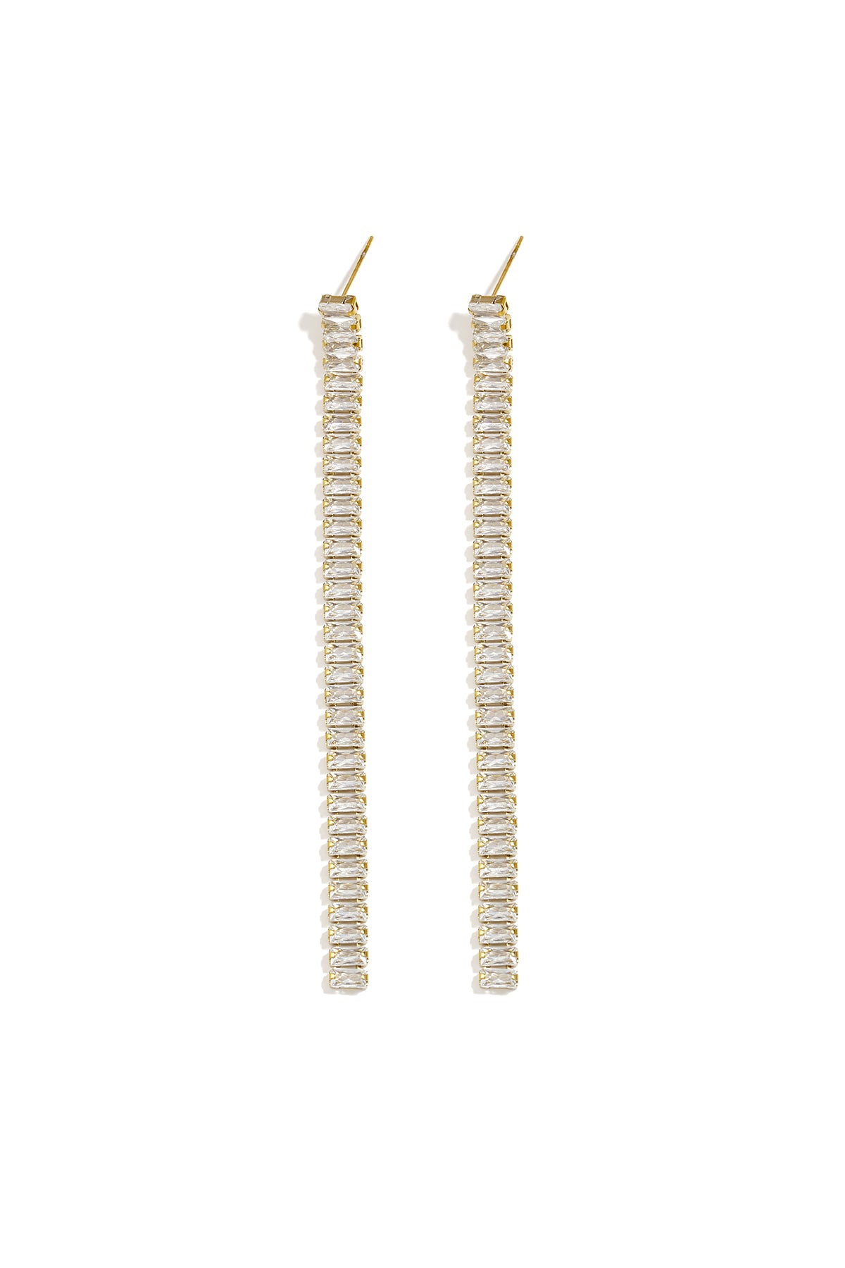 Stainless Steel Dangle Earrings Chain Simple Daily Simple Series Women's jewelry