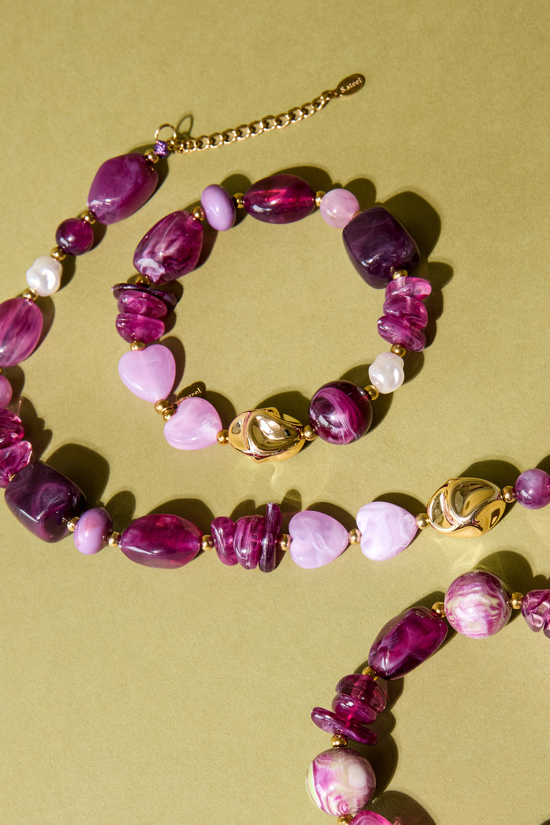 Acrylic Beaded Bracelets Irregular Shape Casual Daily Simple Series Women's jewelry