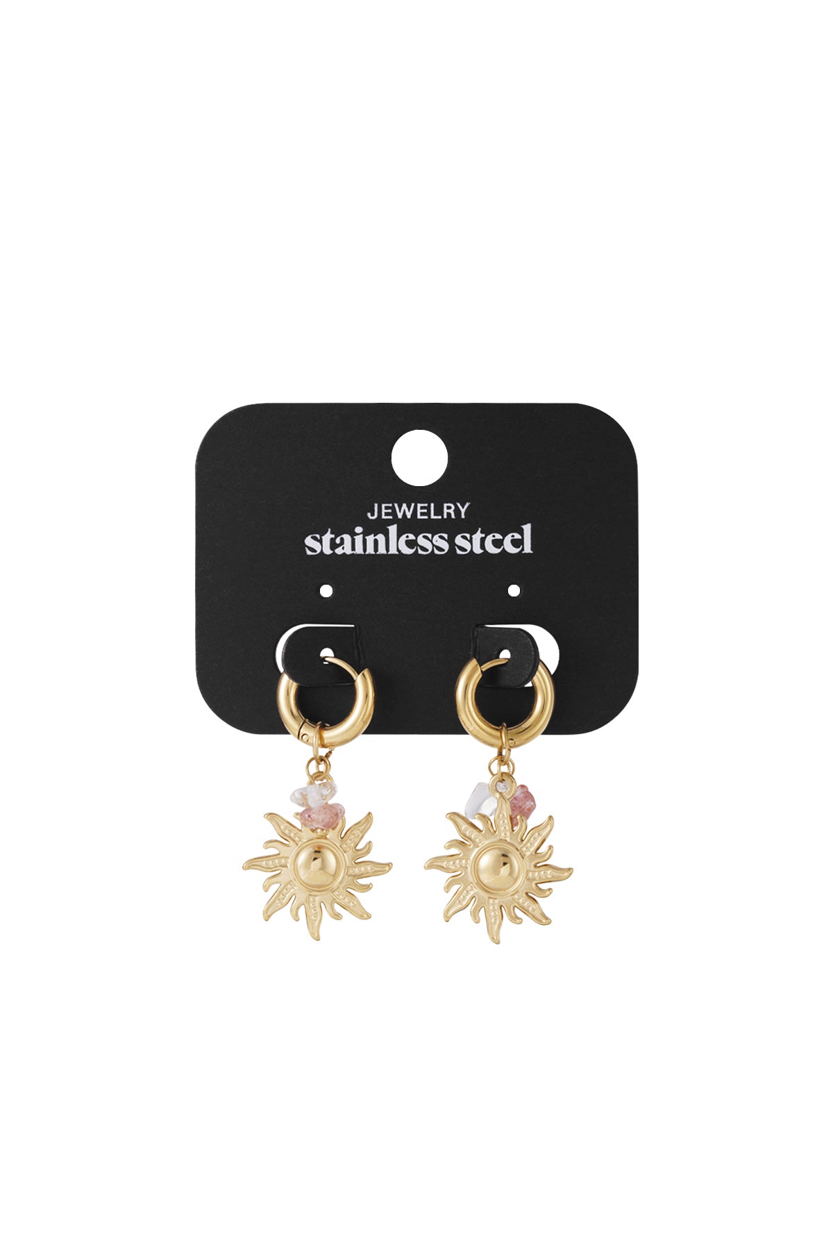 Stainless Steel Drop Earrings Sun/Moon Casual Daily Simple Series Women's jewelry