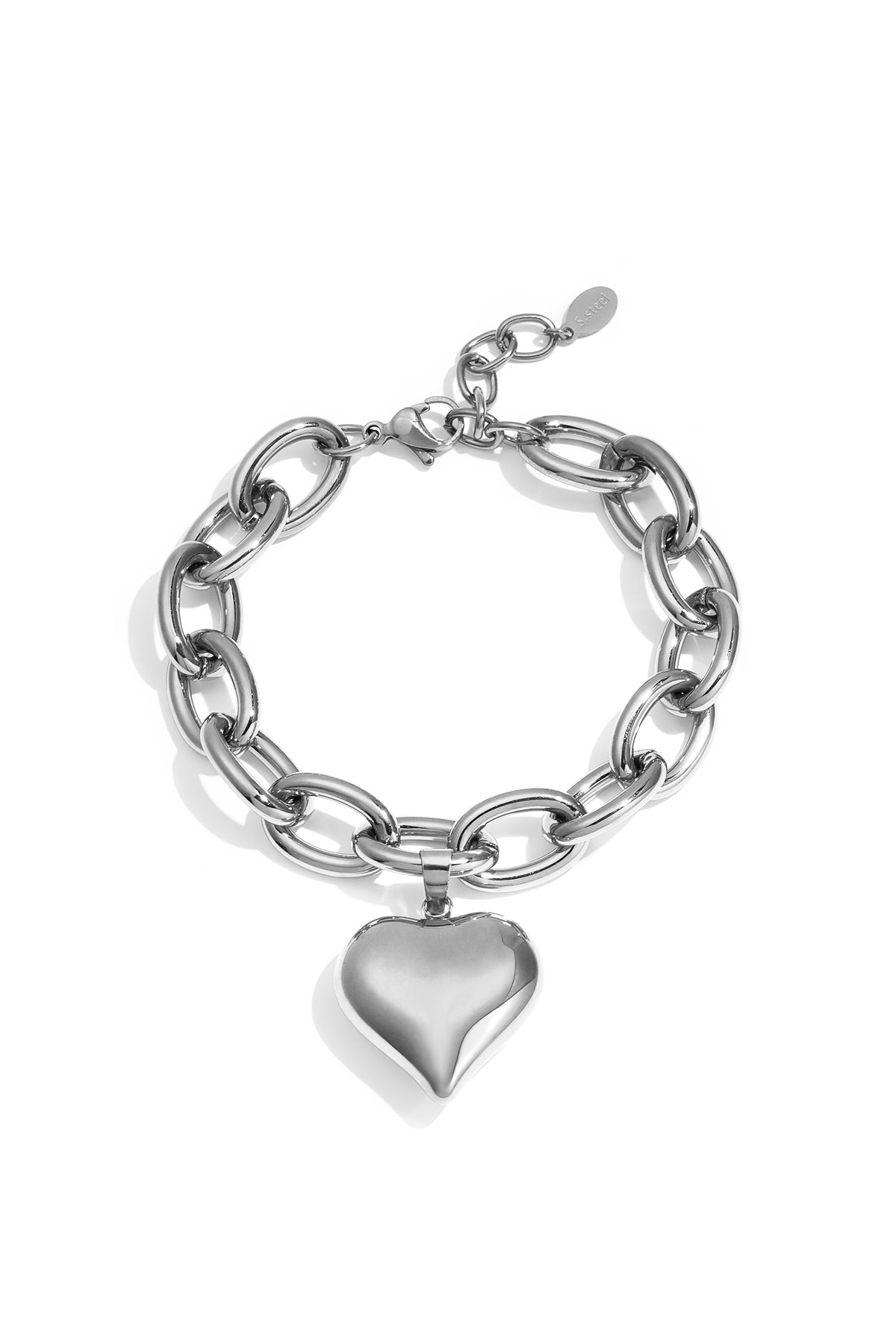 Stainless Steel Charm Bracelets Irregular Shape Casual Daily Simple Series Women's jewelry