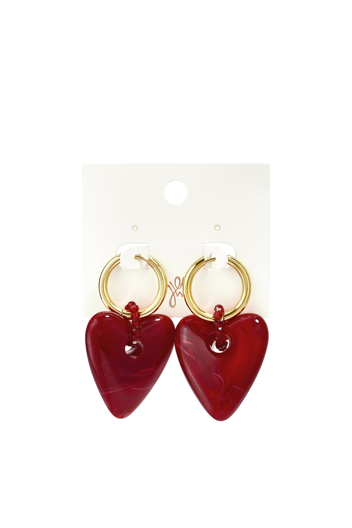 Resin Drop Earrings Heart Casual Daily Simple Series Women's jewelry