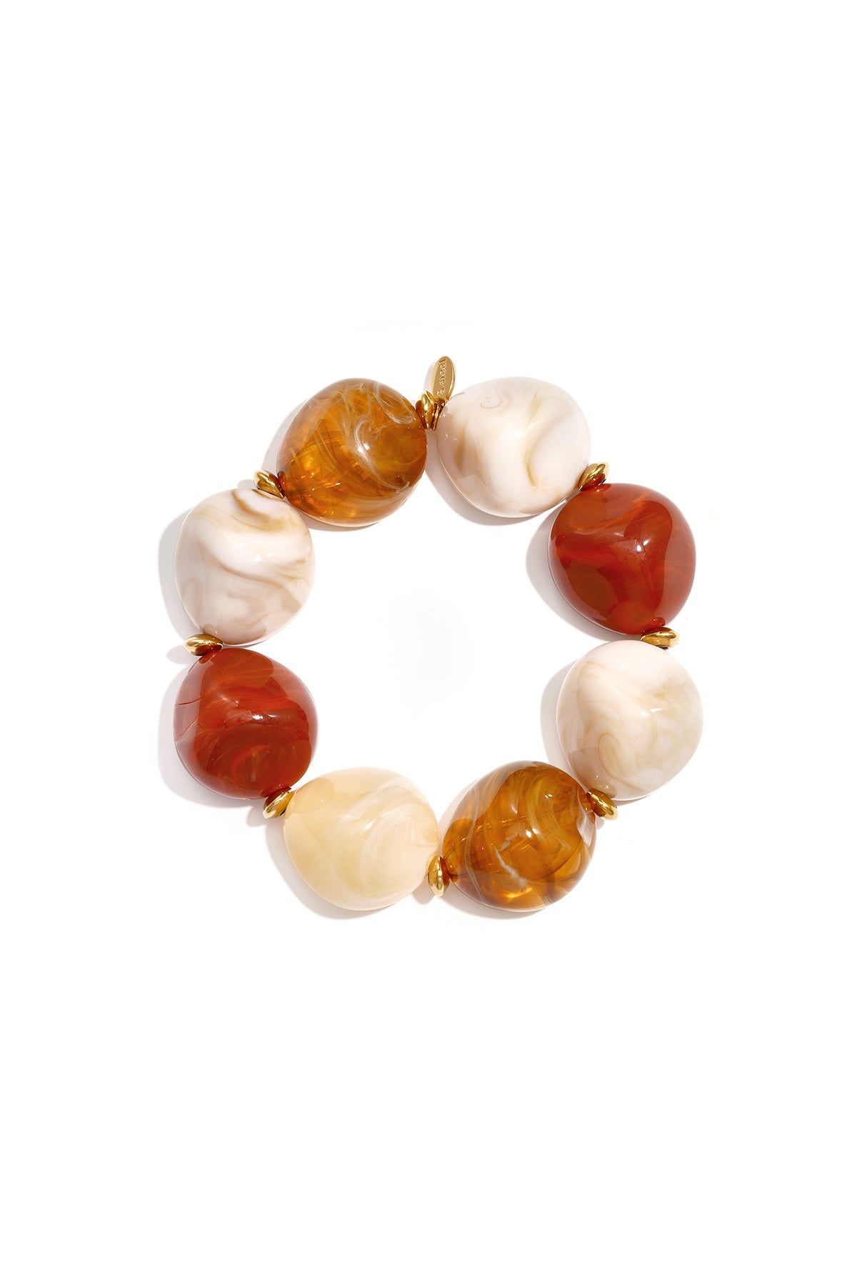 14K Gold Plated Acrylic Beaded Bracelets Irregular Shape Gathering/Party Romantic Series Women's jewelry