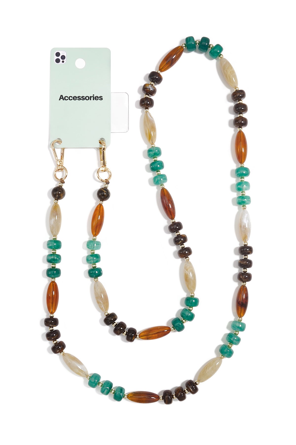 Phone Chain Geometric Shape Daily Acrylic Daily Accessories