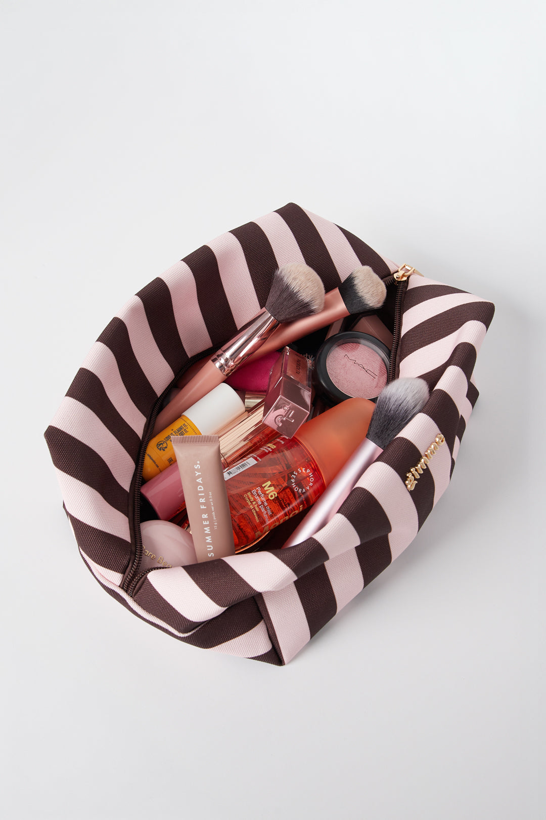 Makeup Bags Stripe Simple Polyester Daily Accessories