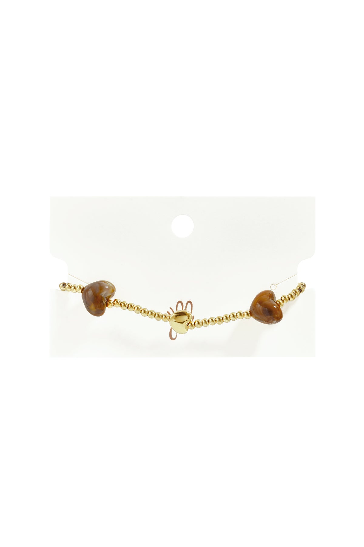 Stainless Steel Charm Bracelets Heart Simple Daily Simple Series Women's jewelry