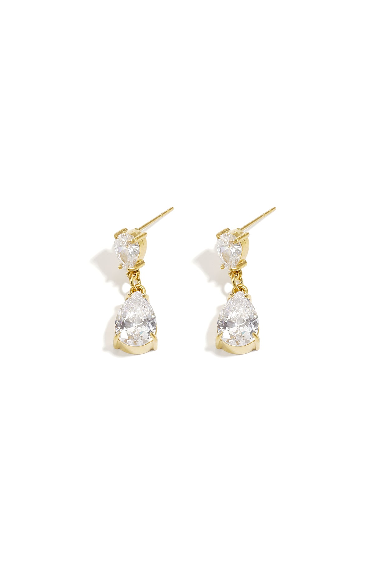 Stainless Steel Drop Earrings Droplet Simple Daily Simple Series Women's jewelry