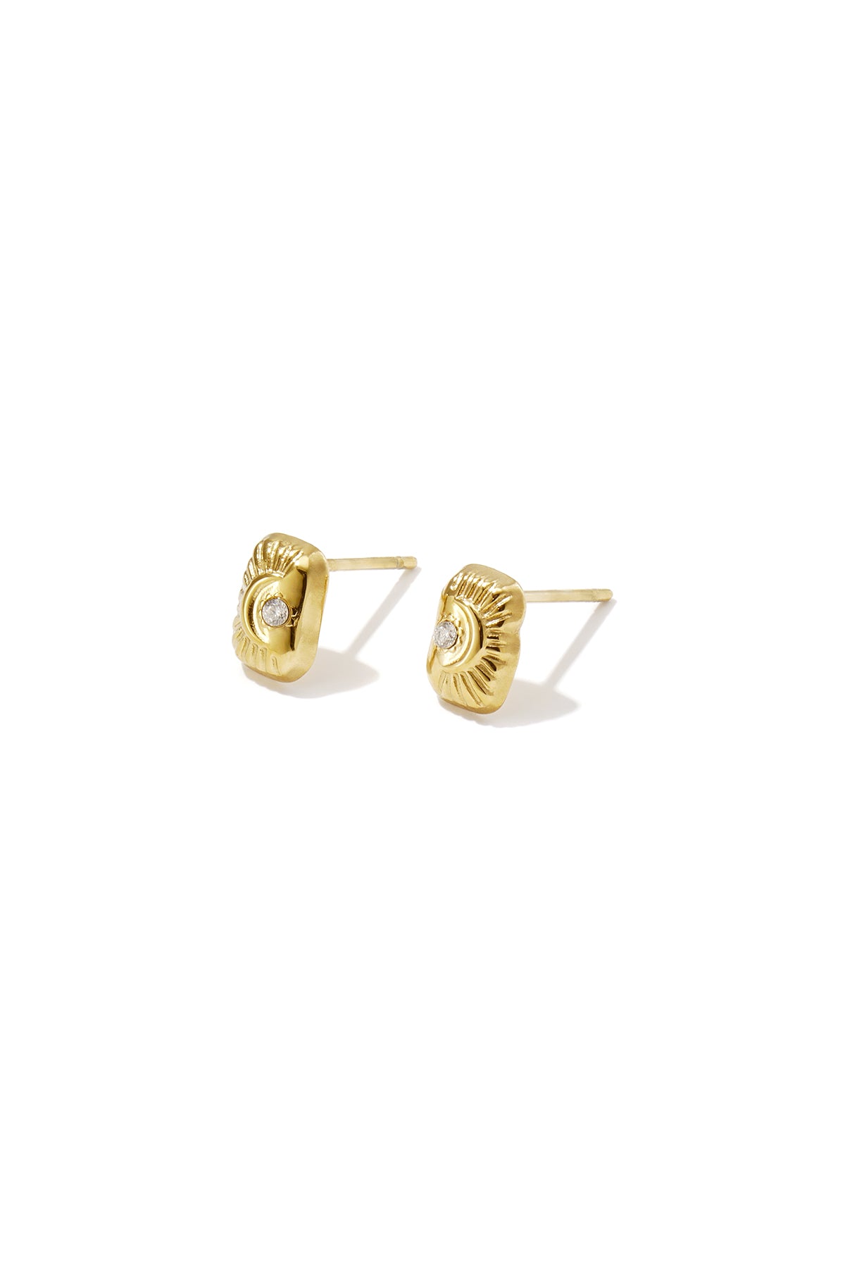 Stainless Steel Stud Earrings Devil's Eye Simple Daily Simple Series Women's jewelry