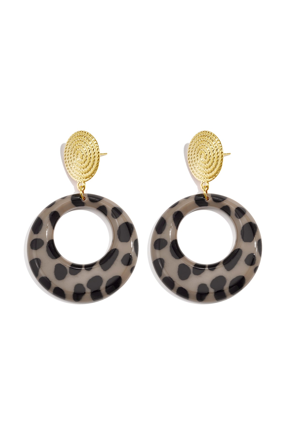 Acrylic Drop Earrings Ellipse Shape Simple Daily Simple Series Women's jewelry