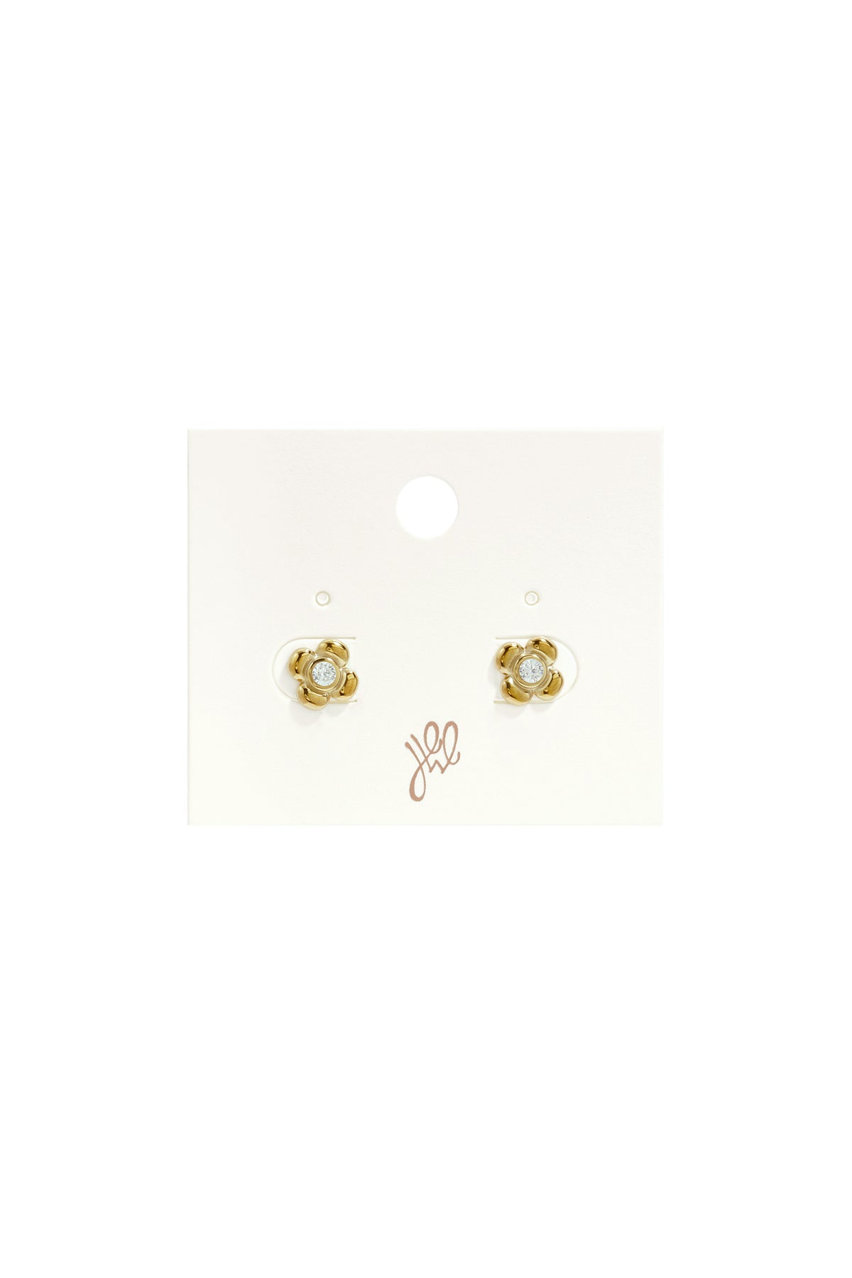 Stainless Steel Stud Earrings Flower Casual Simple Series Women's jewelry