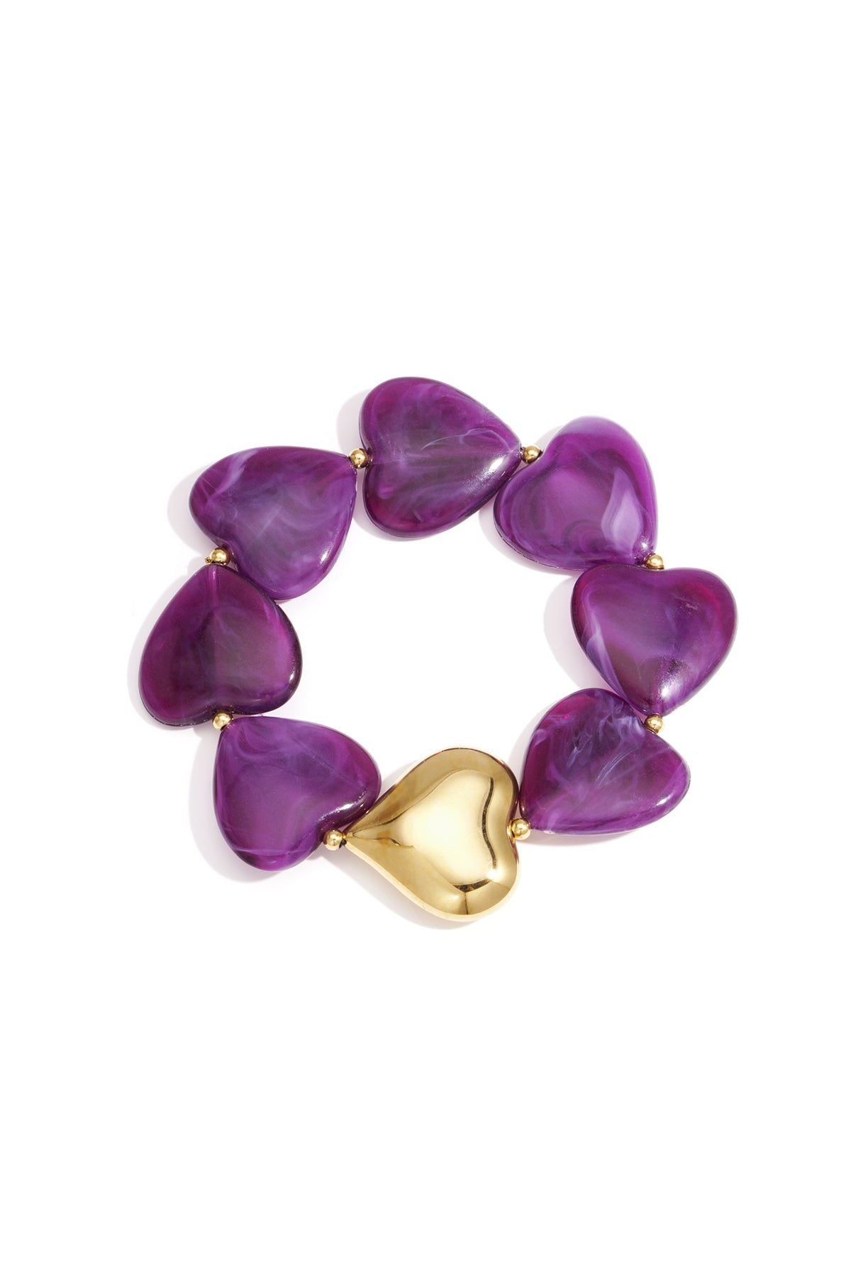 Acrylic Beaded Bracelets Heart Retro Daily Classic Series Women's jewelry