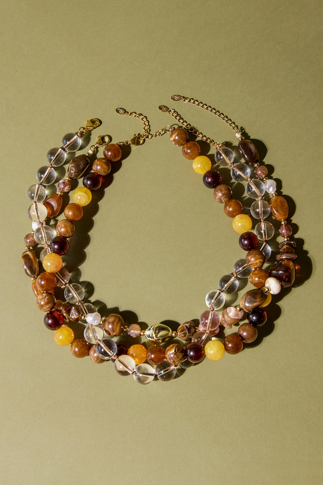 Acrylic Beaded Necklaces Circle Casual Daily Simple Series Women's jewelry