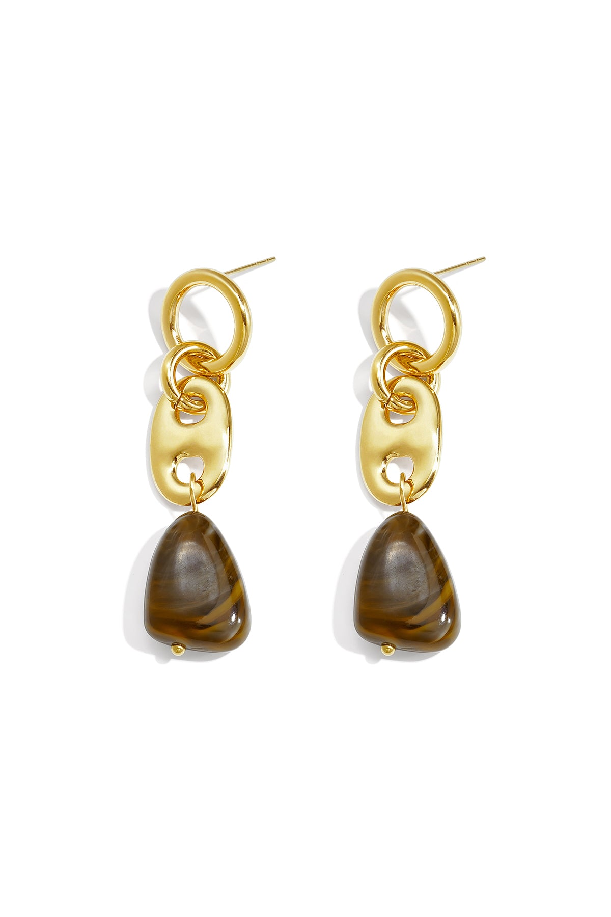 Stainless Steel Dangle Earrings Droplet Simple Daily Simple Series Women's jewelry