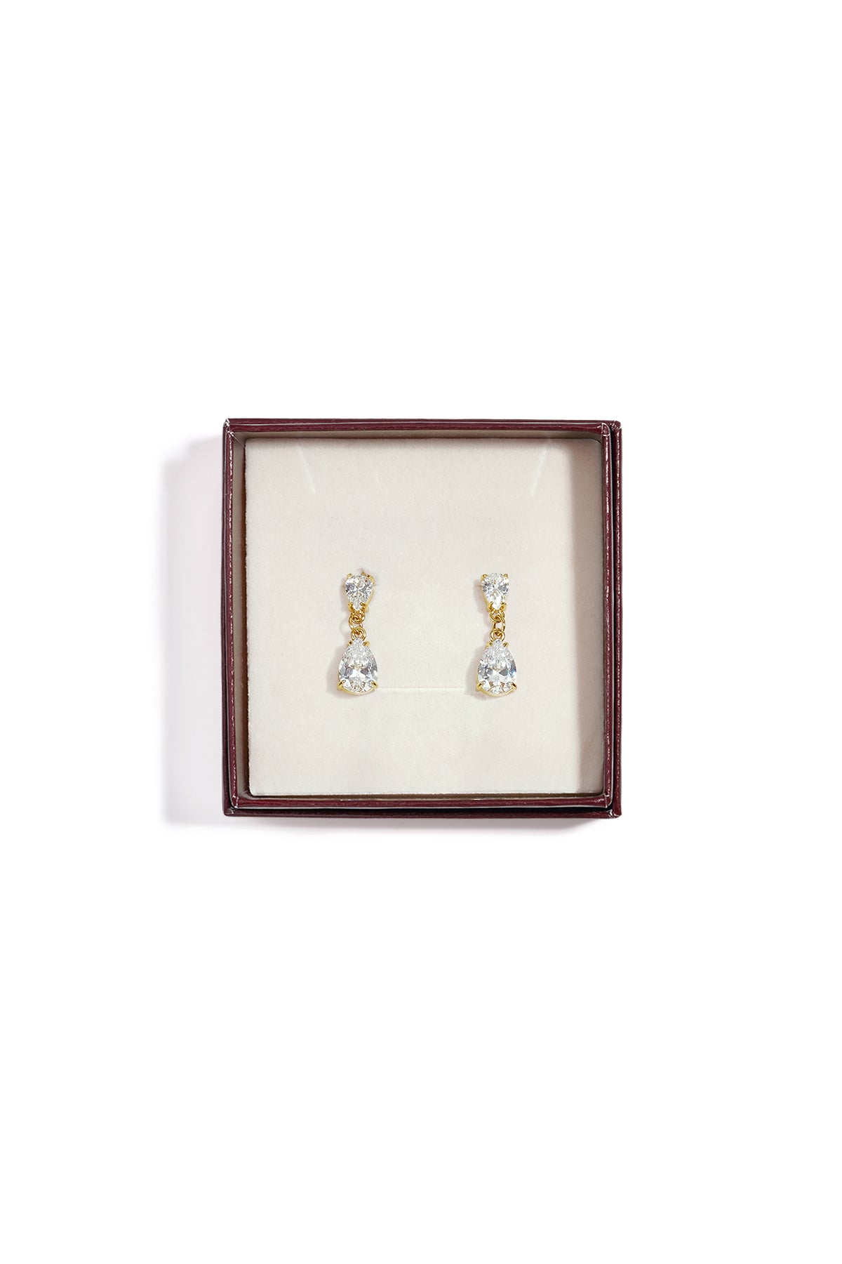 Stainless Steel Drop Earrings Droplet Simple Daily Simple Series Women's jewelry