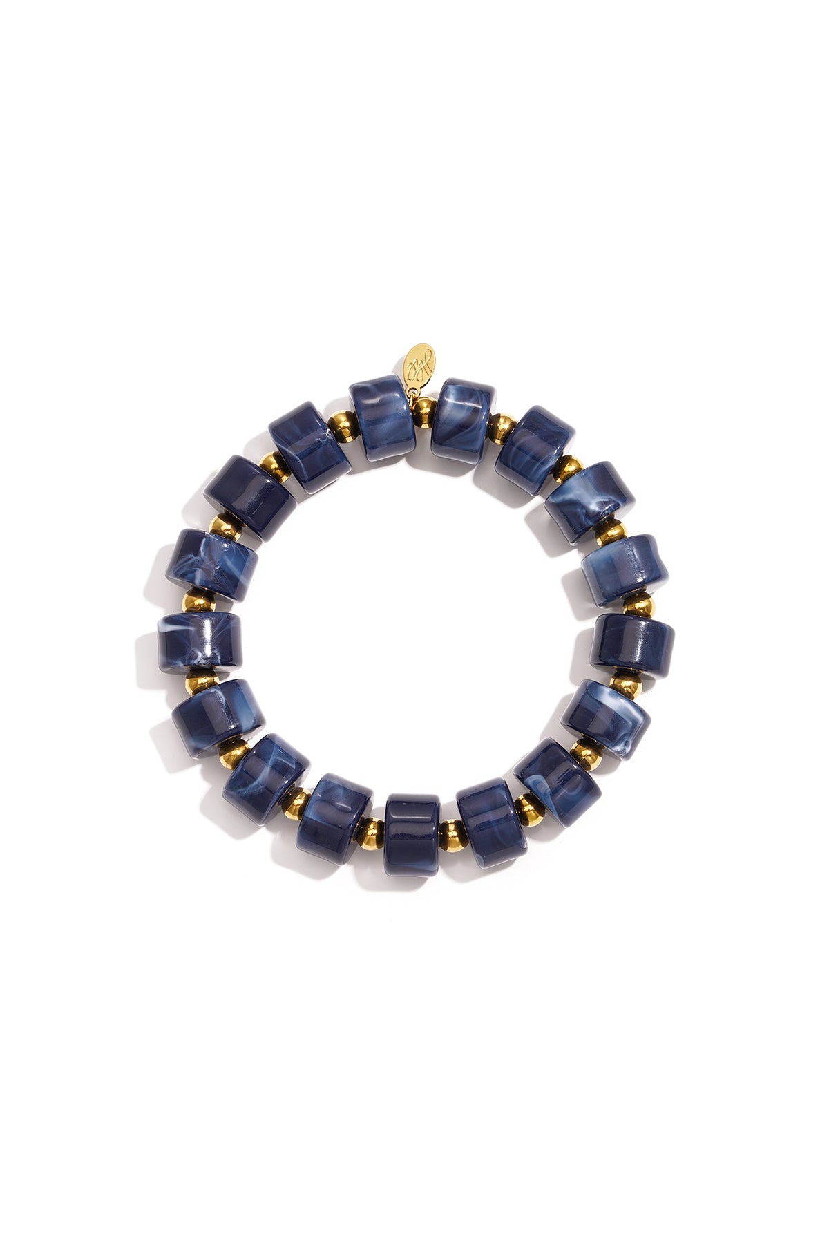 14K Gold Plated Acrylic Beaded Bracelets Beads Daily Simple Series Women's jewelry