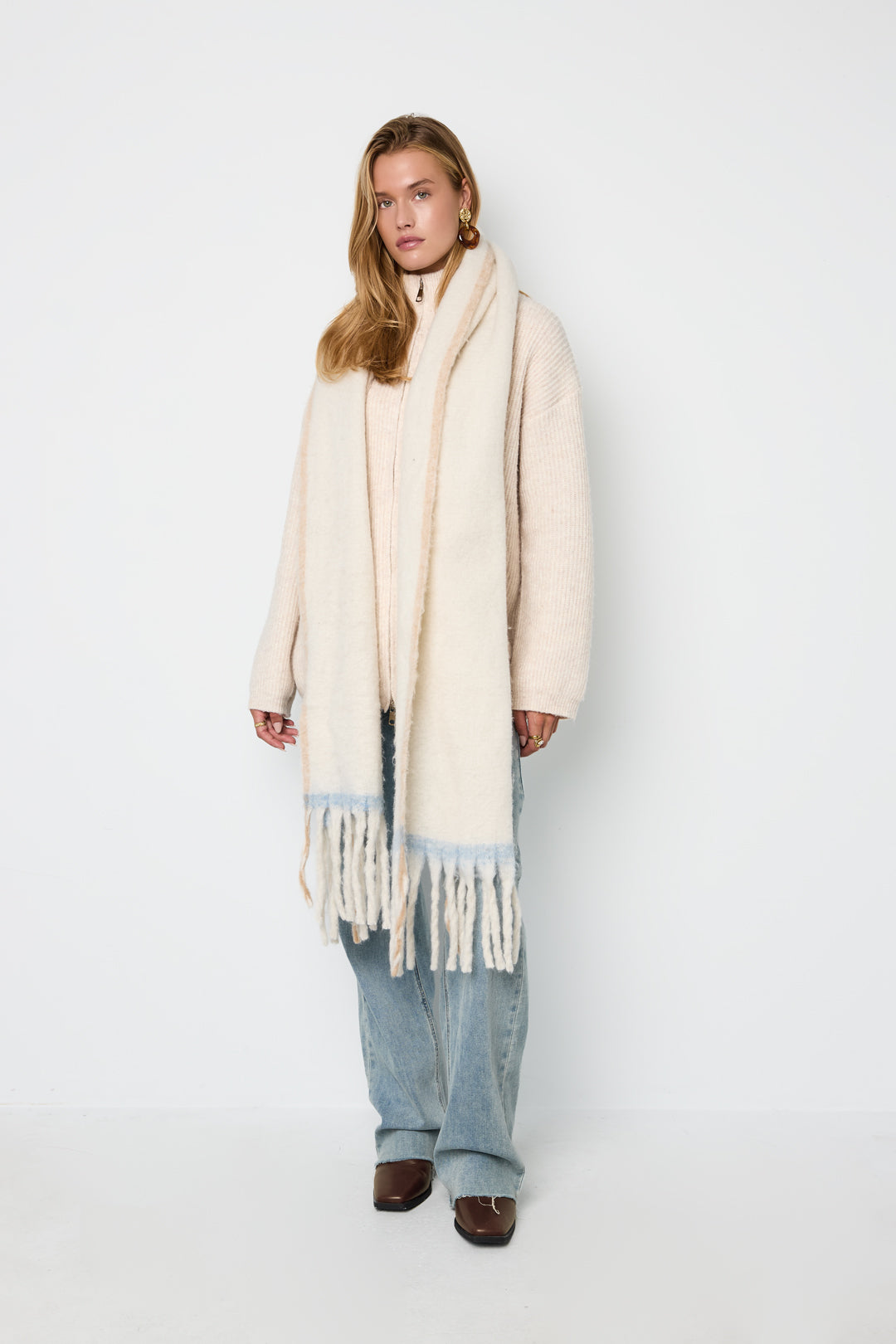 Winter scarves Solid Color Simple Polyester Daily Accessories