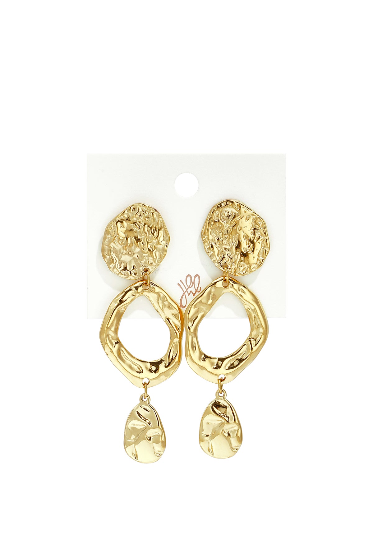 Stainless Steel Dangle Earrings Irregular Shape Simple Daily Simple Series Women's jewelry