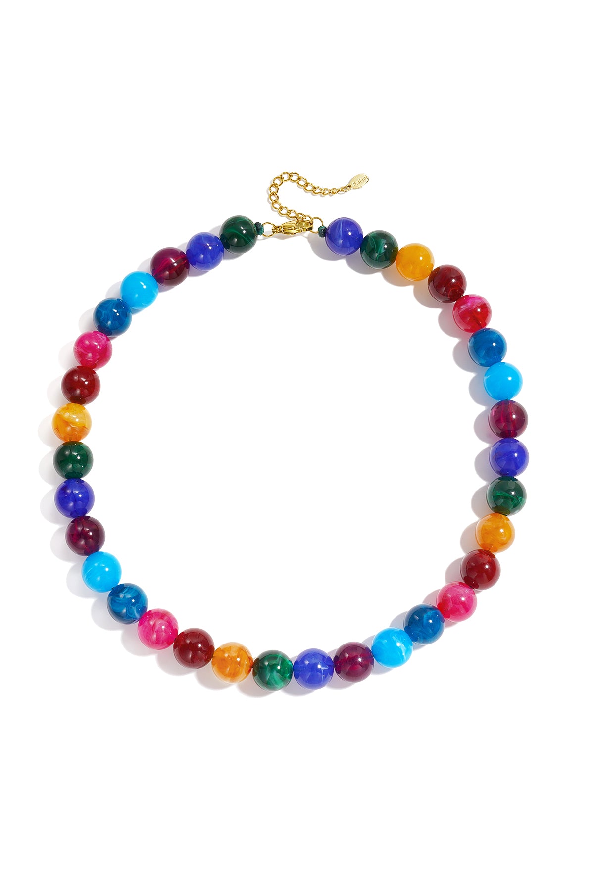 Acrylic Beaded Necklaces Circle Casual Daily Simple Series Women's jewelry