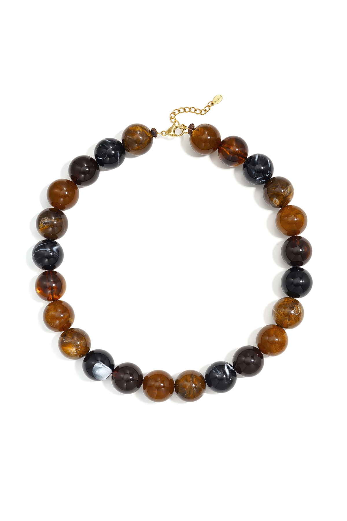 Acrylic Beaded Necklaces Circle Casual Daily Simple Series Women's jewelry