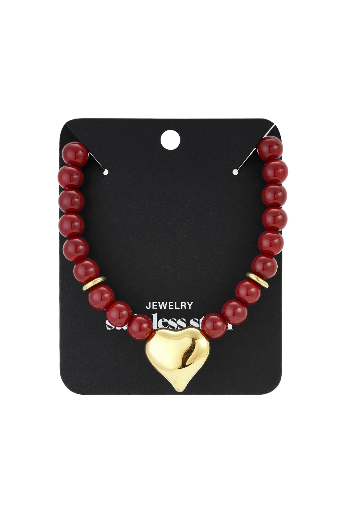 Acrylic Beaded Necklaces Heart Casual Daily Simple Series Women's jewelry