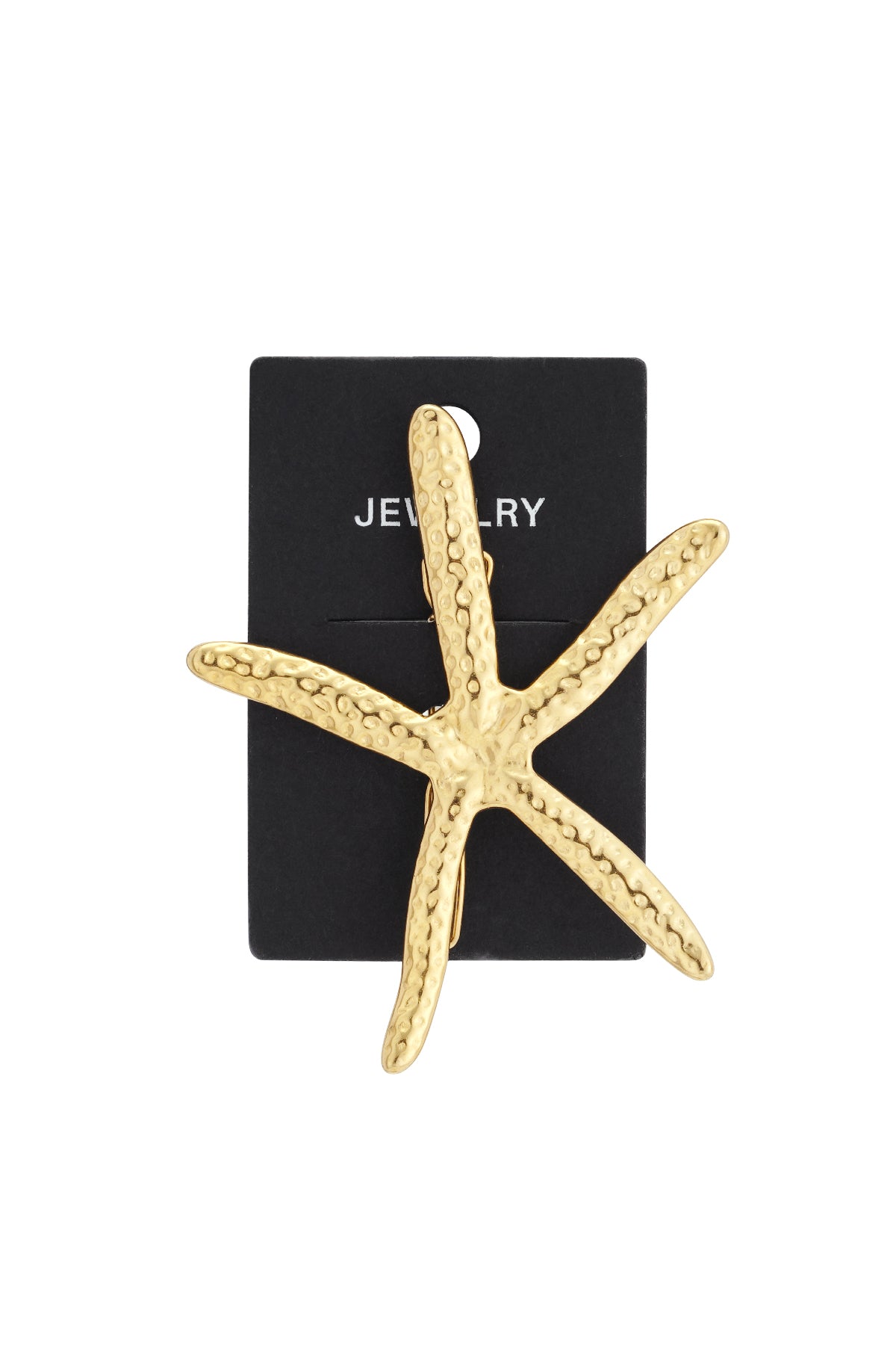 Brooch hairpin with starfish
