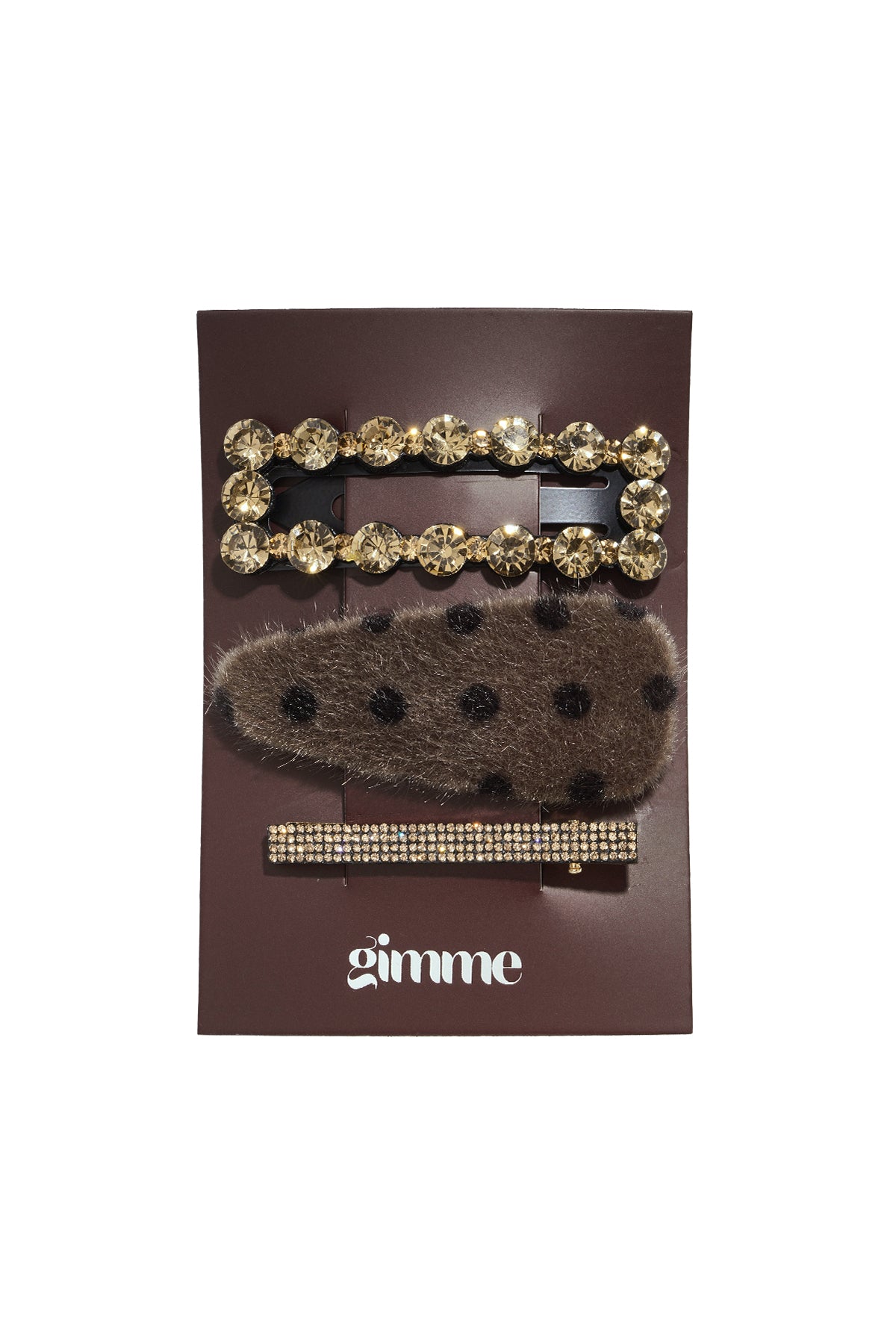 Hair Clips Polka Dots Daily Mohair Daily Accessories