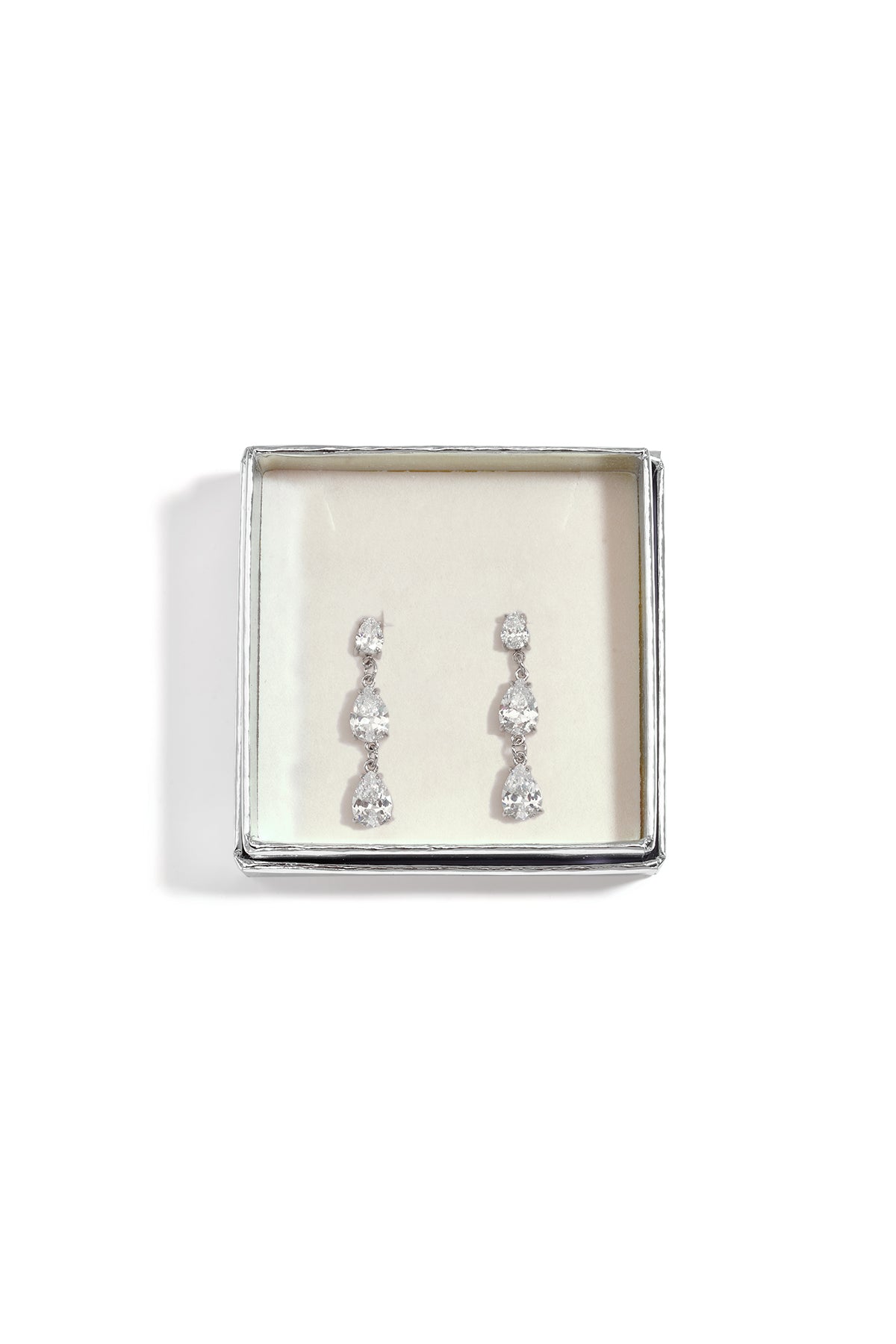 Stainless Steel Drop Earrings Droplet Simple Daily Simple Series Women's jewelry