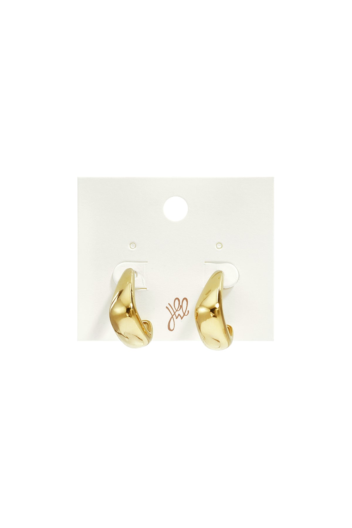 Stainless Steel Hoop Earrings Irregular Shape Simple Daily Simple Series Women's jewelry