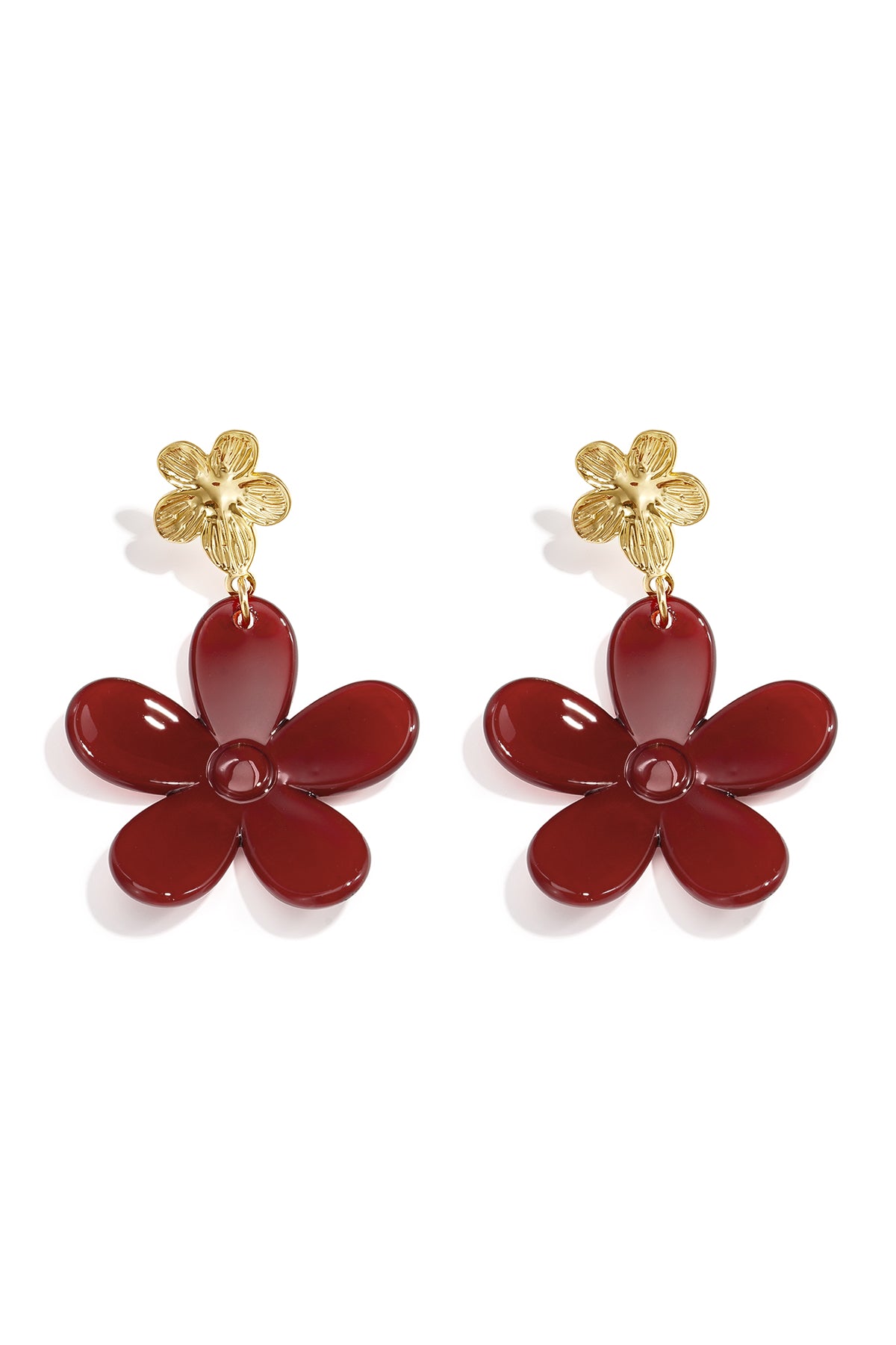 Acrylic Drop Earrings Flower Simple Gathering/Party Luxurious Series Women's jewelry