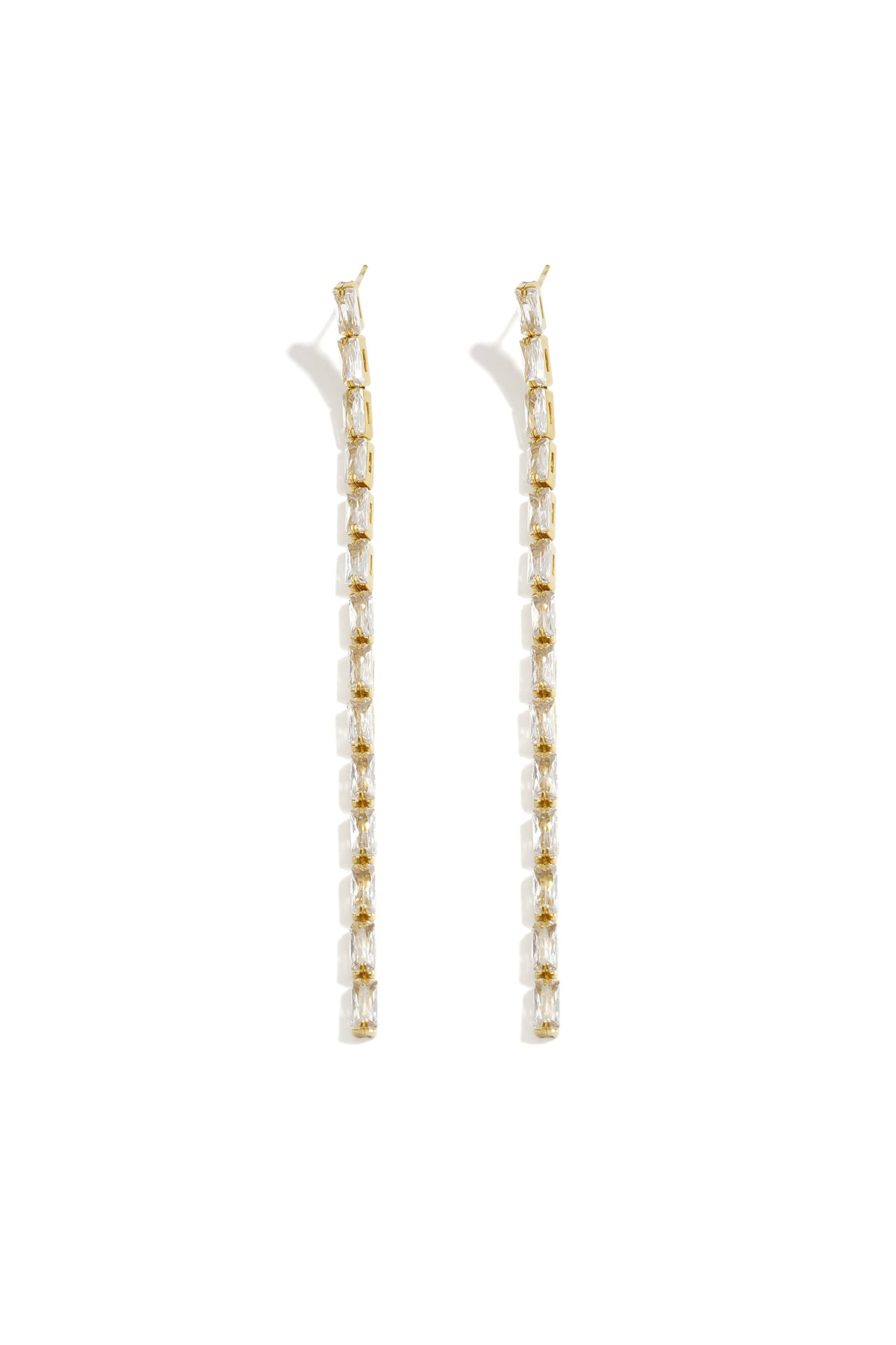 Stainless Steel Dangle Earrings Chain Simple Daily Simple Series Women's jewelry
