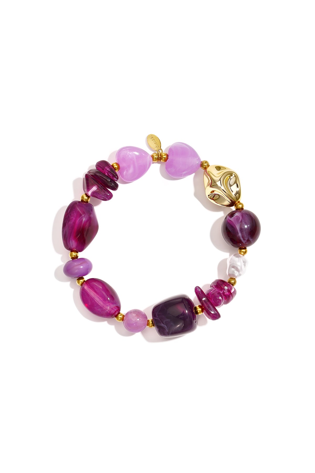 Acrylic Beaded Bracelets Irregular Shape Casual Daily Simple Series Women's jewelry