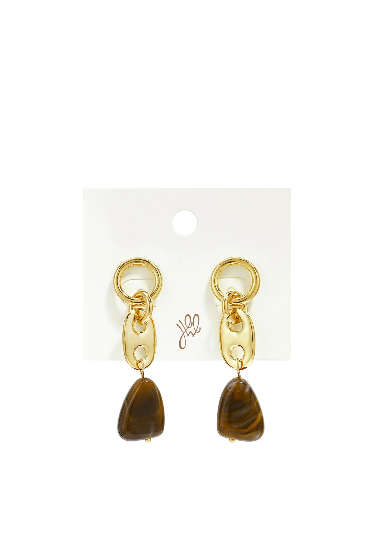 Stainless Steel Dangle Earrings Droplet Simple Daily Simple Series Women's jewelry
