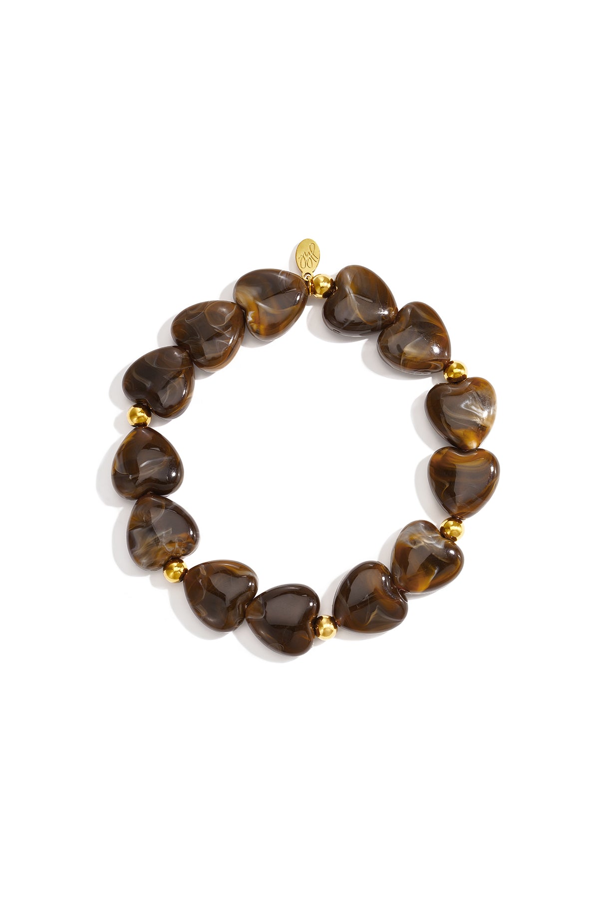 Acrylic Beaded Bracelets Heart Simple Daily Simple Series Women's jewelry