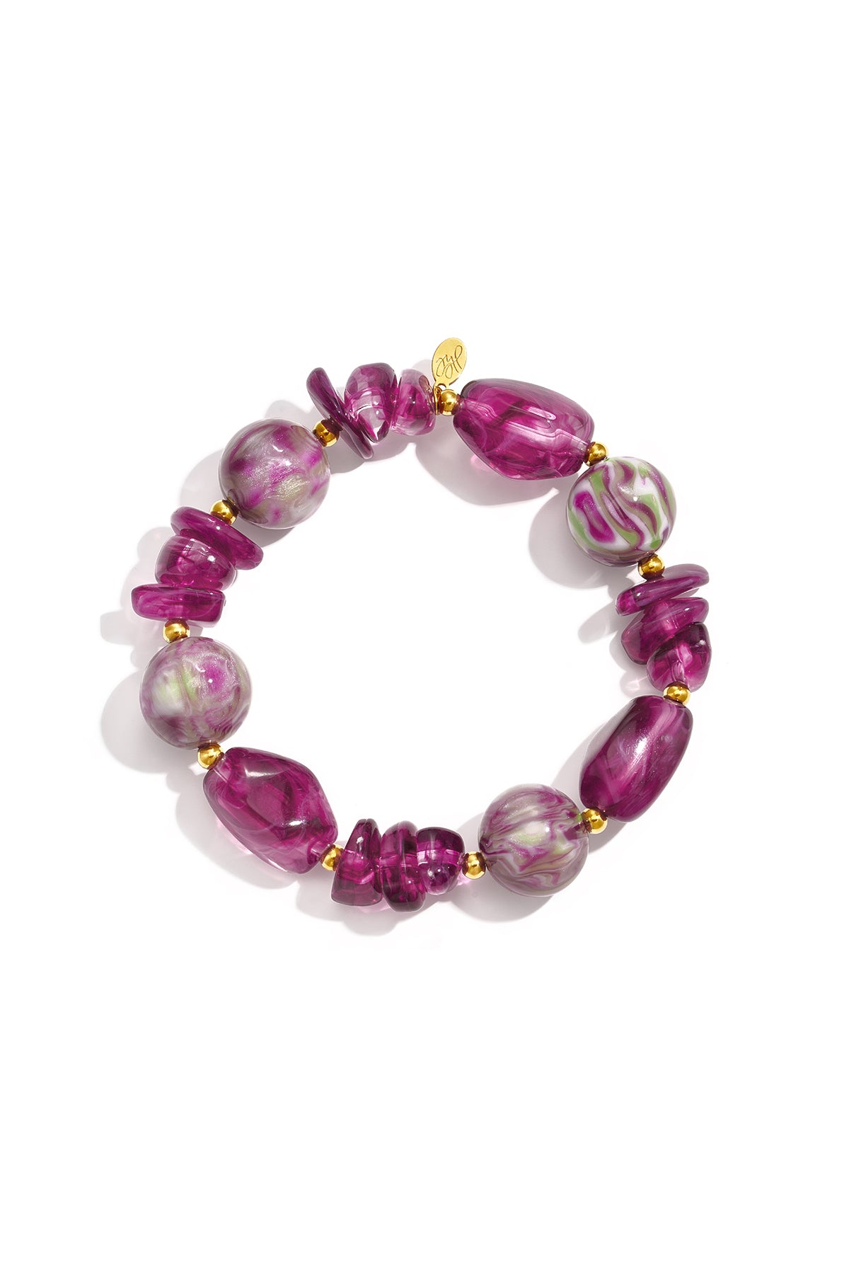 Acrylic Beaded Bracelets Irregular Shape Casual Daily Simple Series Women's jewelry