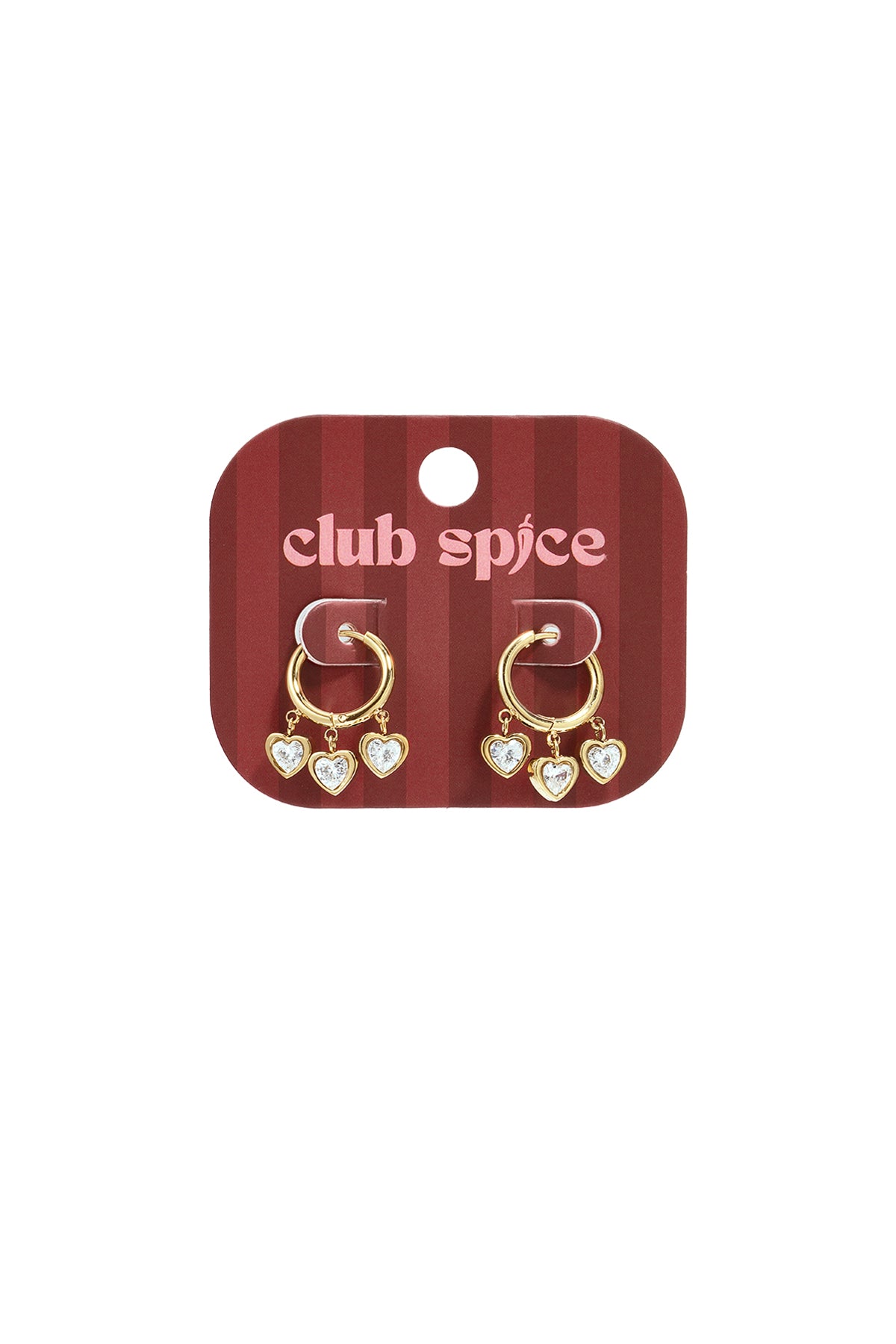 Stainless Steel Drop Earrings Heart Simple Daily Simple Series Women's jewelry