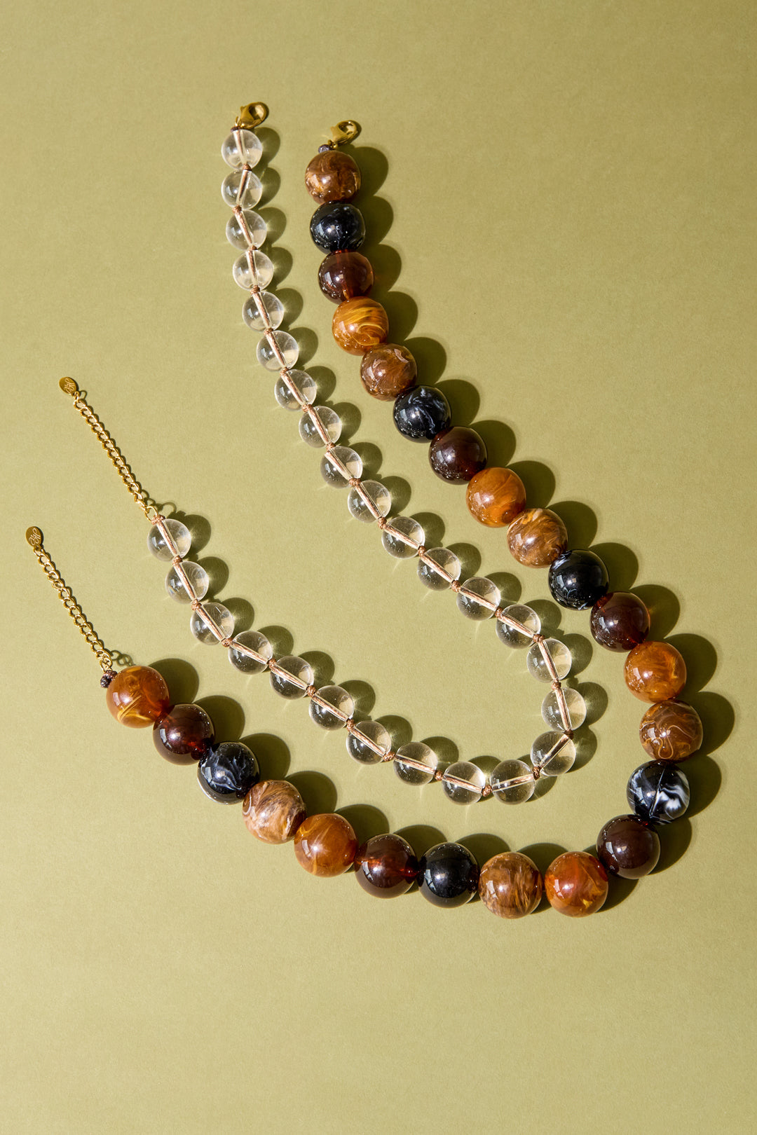 Acrylic Beaded Necklaces Circle Casual Daily Simple Series Women's jewelry